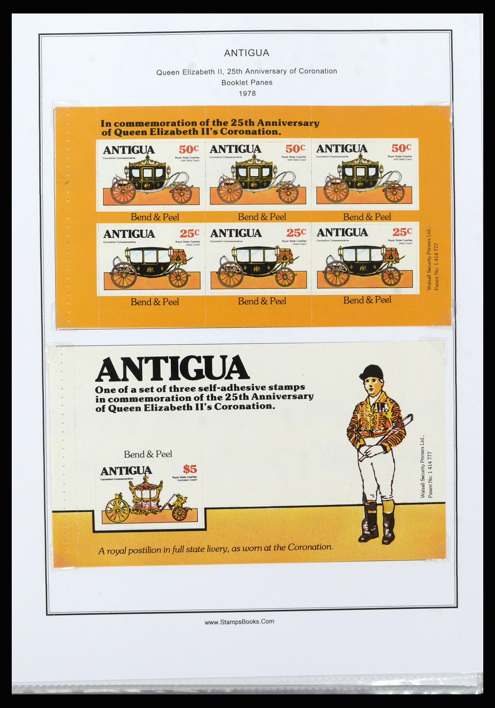 37201 077 - Postzegelverzameling 37201 Antigua 1903-1984.