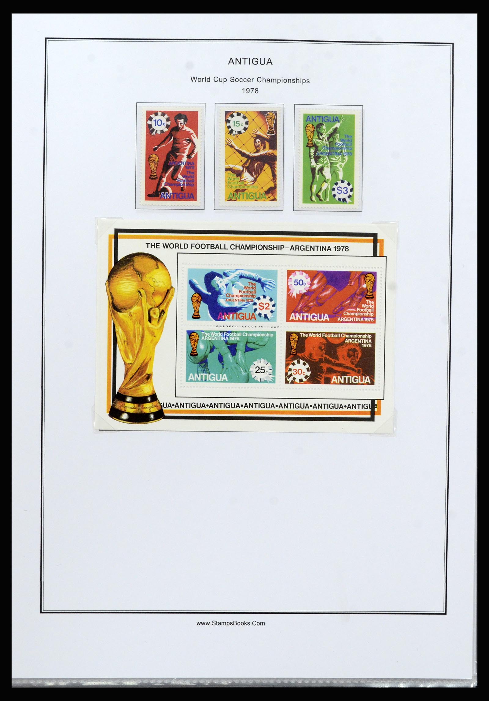 37201 078 - Postzegelverzameling 37201 Antigua 1903-1984.