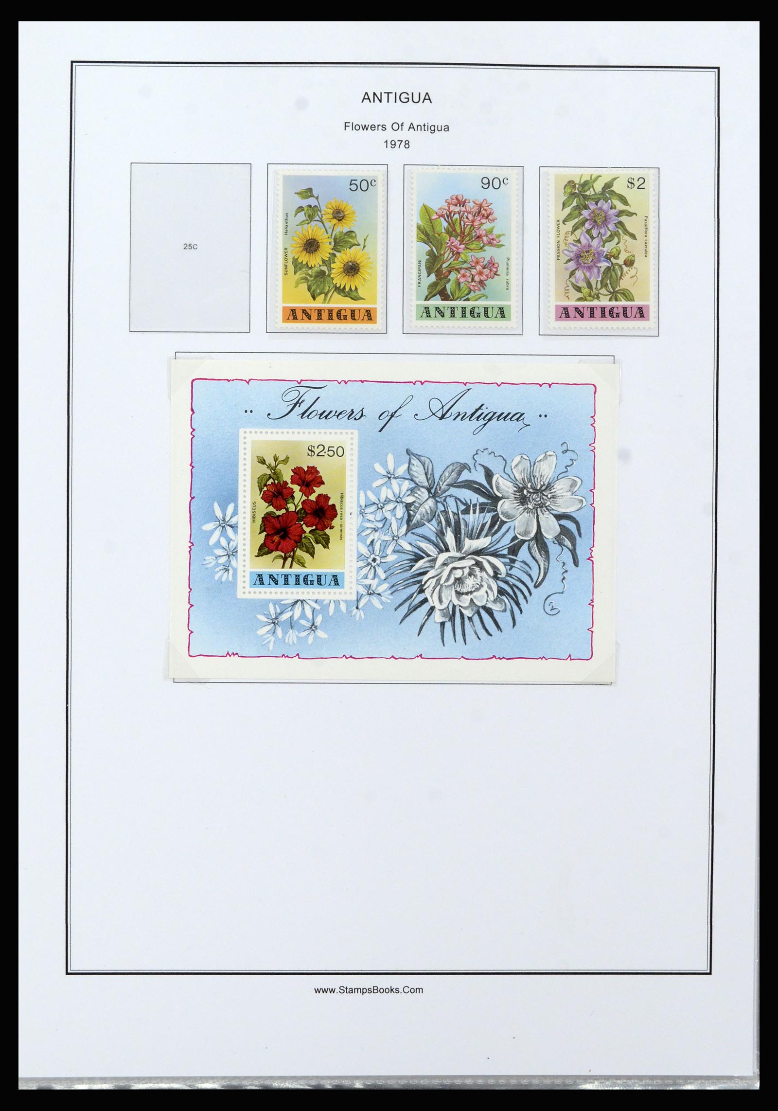 37201 079 - Postzegelverzameling 37201 Antigua 1903-1984.