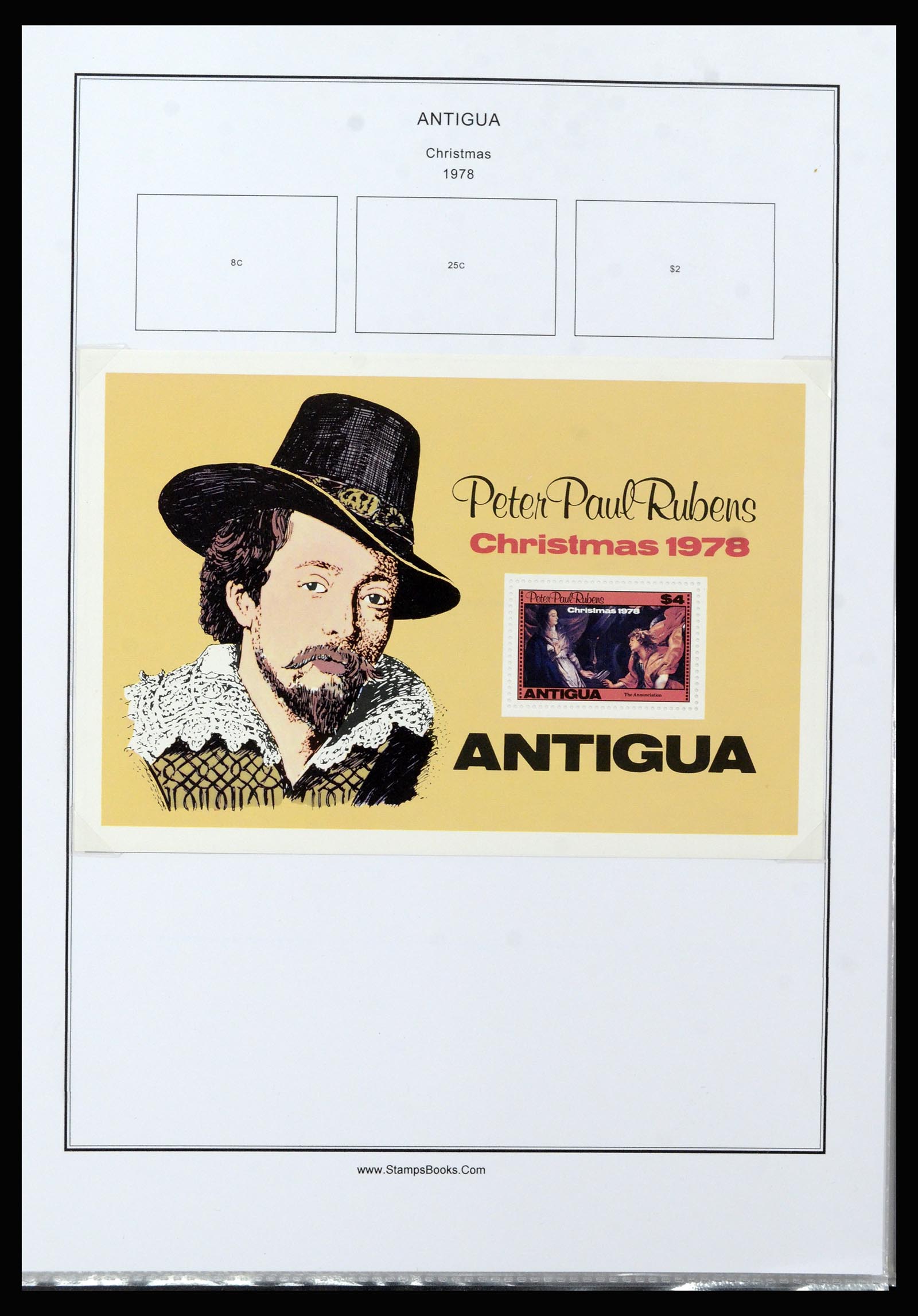 37201 080 - Postzegelverzameling 37201 Antigua 1903-1984.