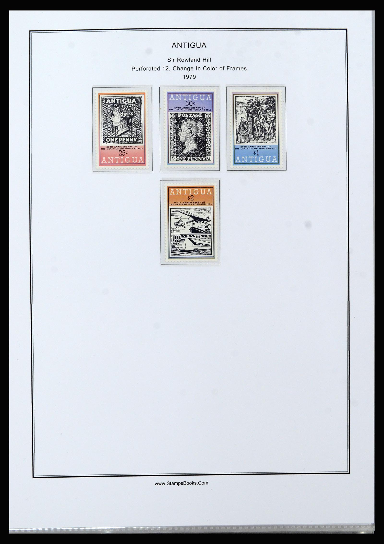 37201 082 - Postzegelverzameling 37201 Antigua 1903-1984.