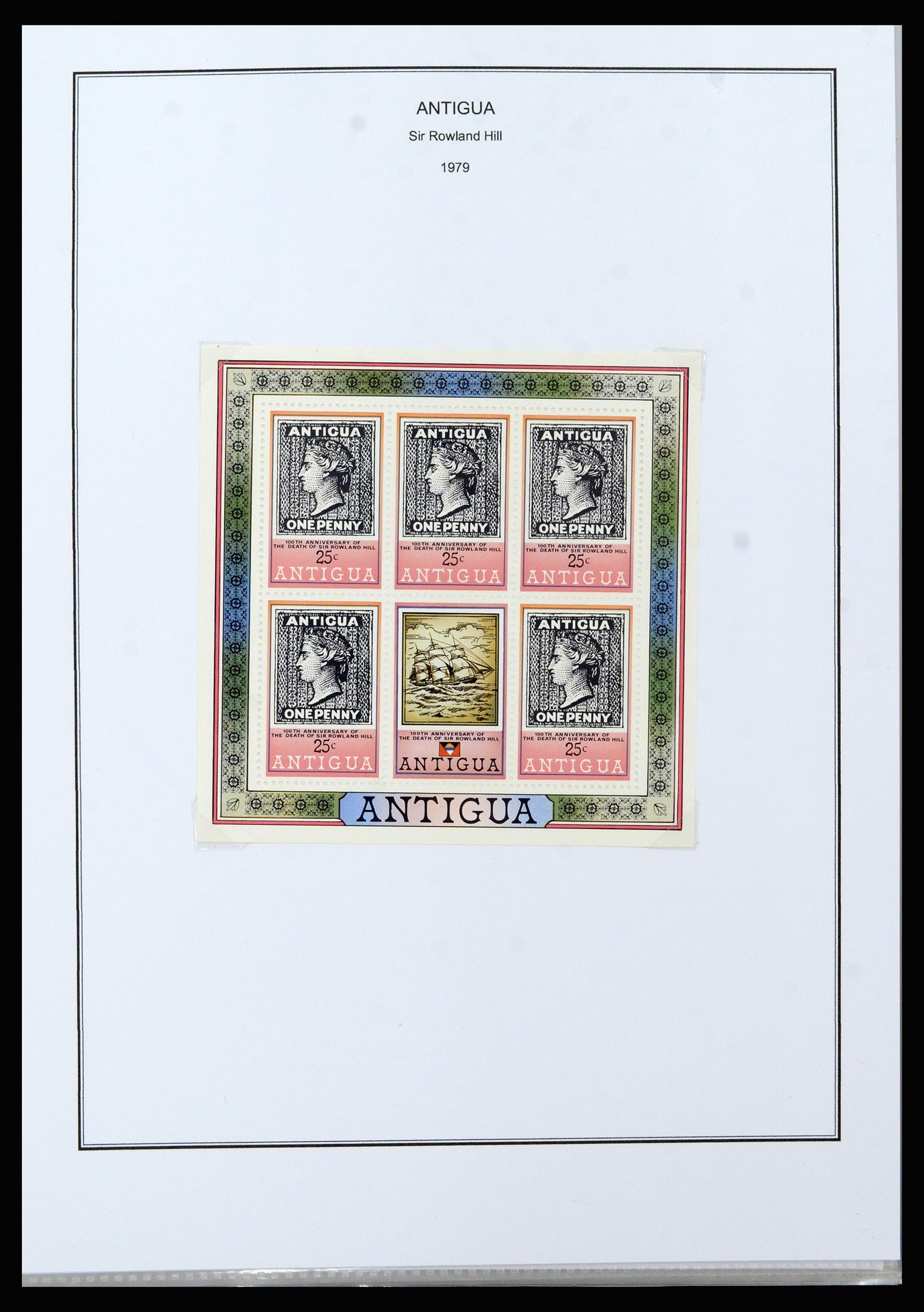 37201 083 - Postzegelverzameling 37201 Antigua 1903-1984.