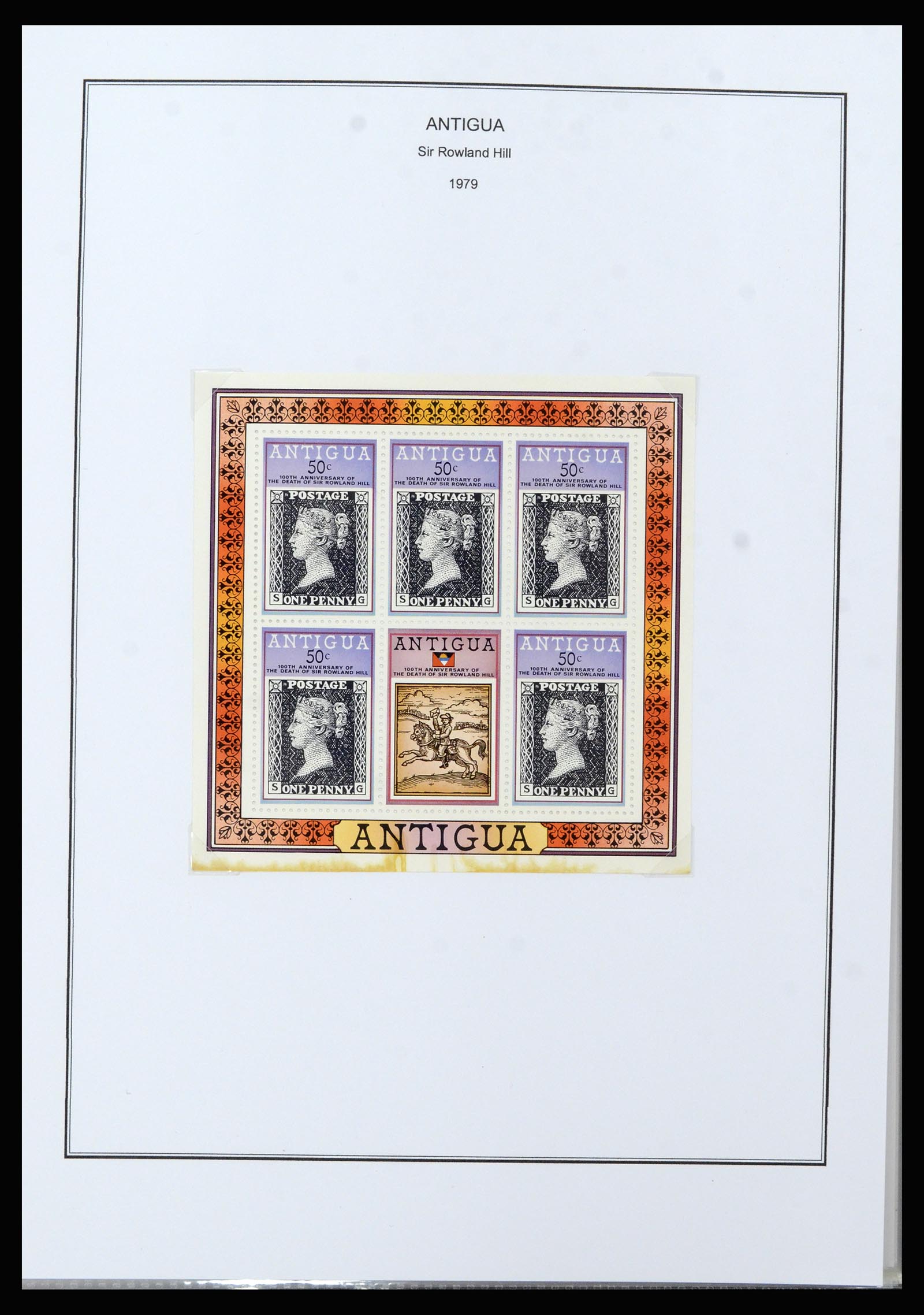 37201 084 - Postzegelverzameling 37201 Antigua 1903-1984.