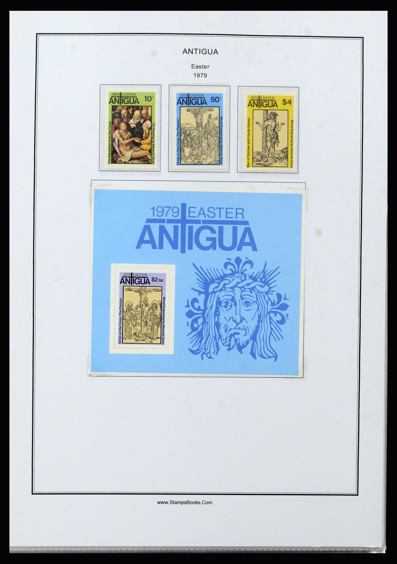 37201 087 - Postzegelverzameling 37201 Antigua 1903-1984.