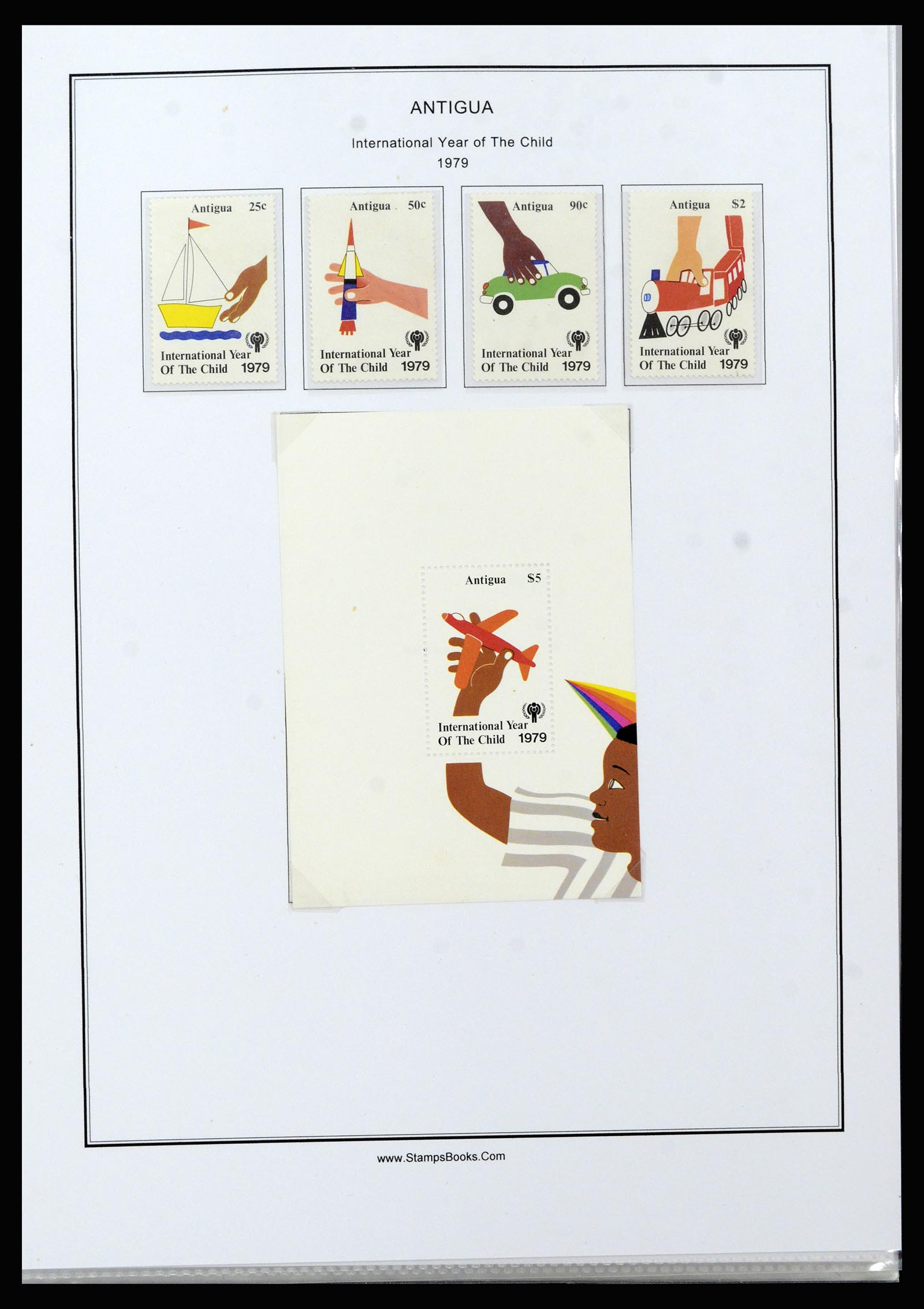 37201 088 - Postzegelverzameling 37201 Antigua 1903-1984.
