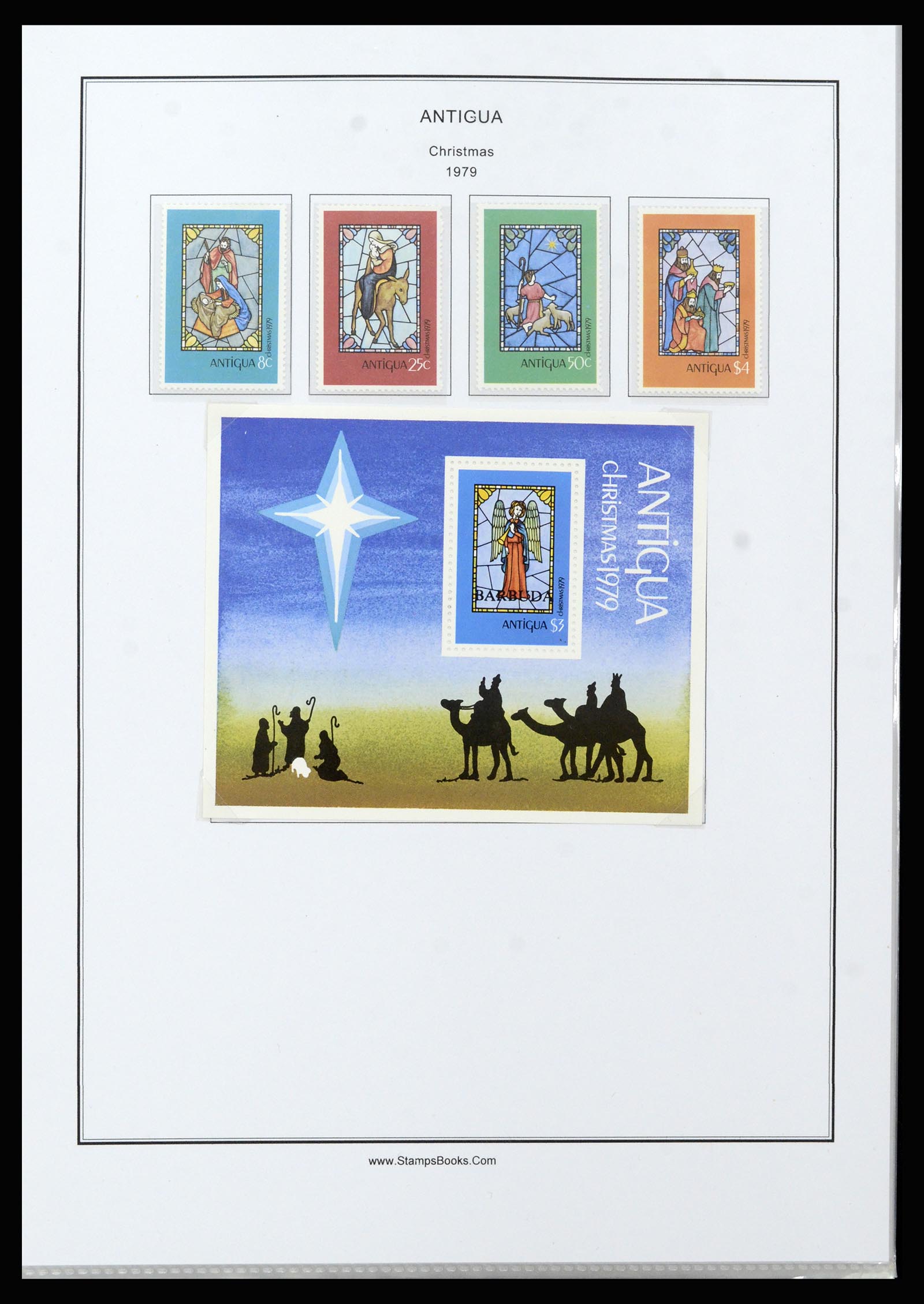 37201 091 - Postzegelverzameling 37201 Antigua 1903-1984.