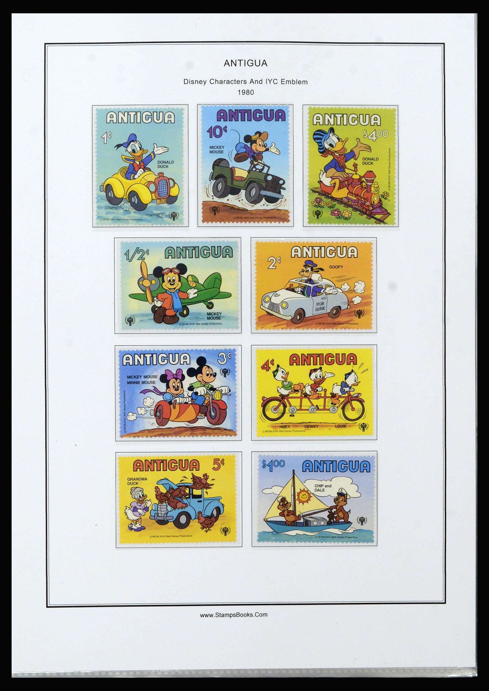 37201 093 - Postzegelverzameling 37201 Antigua 1903-1984.