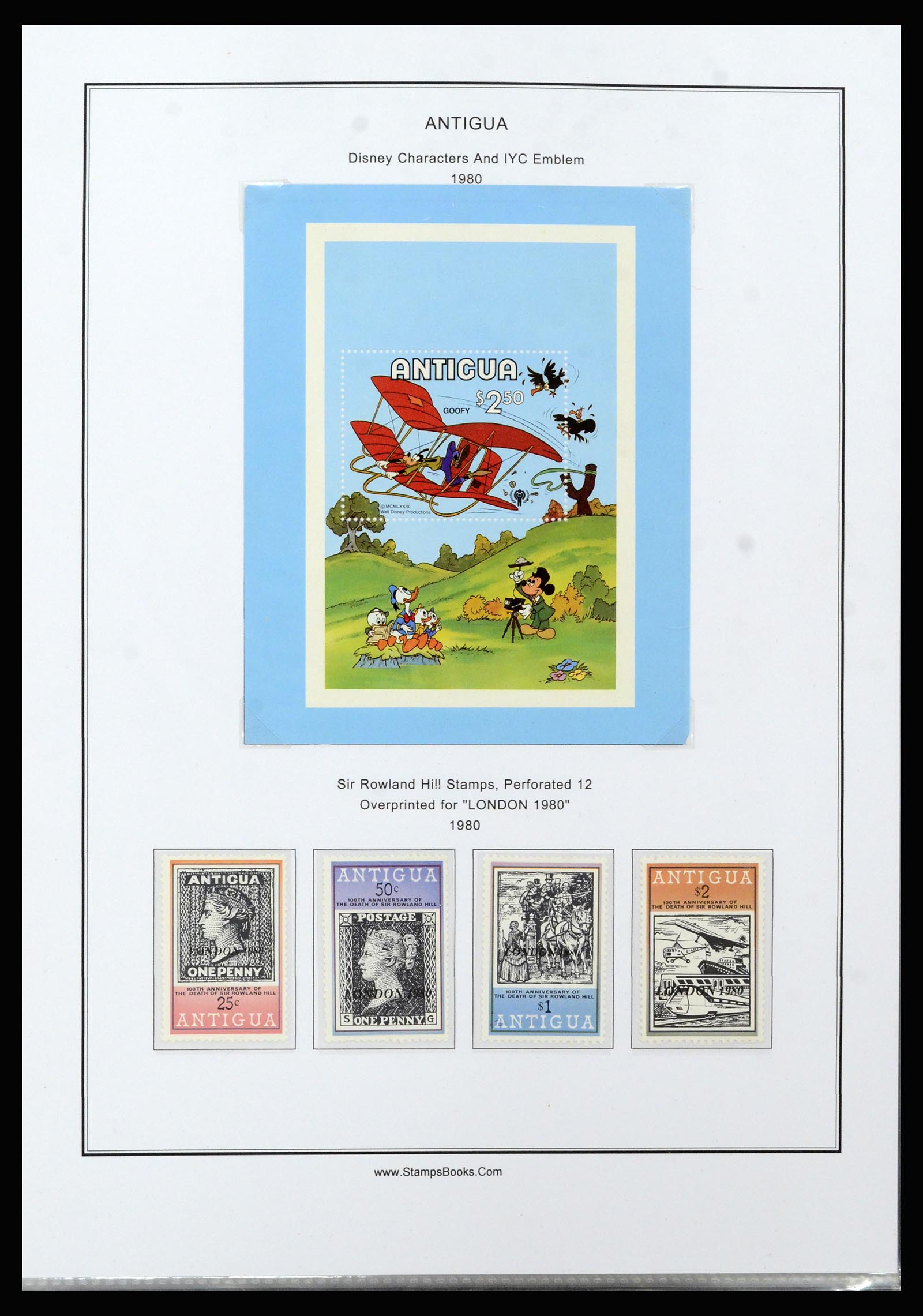 37201 094 - Postzegelverzameling 37201 Antigua 1903-1984.