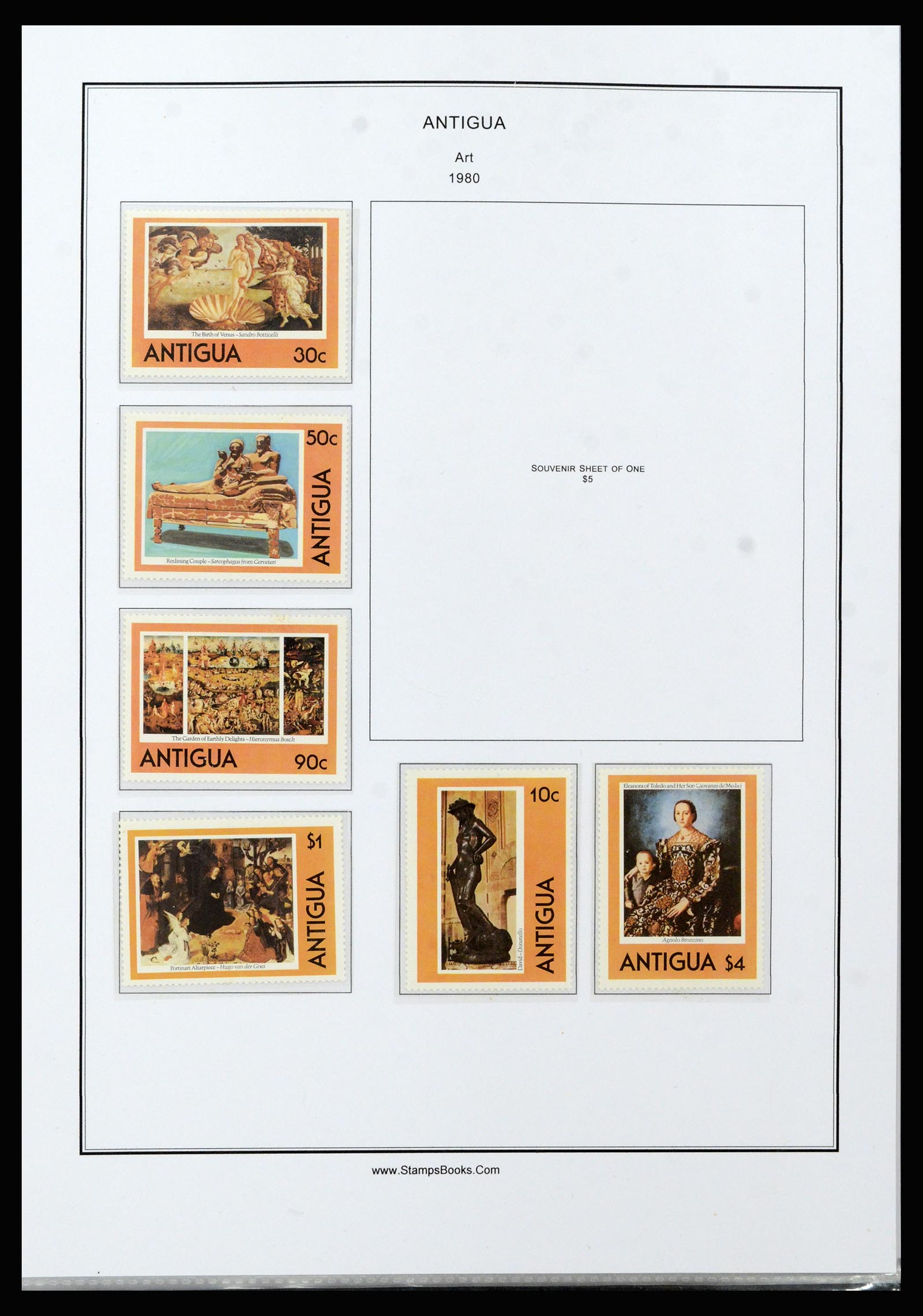 37201 095 - Postzegelverzameling 37201 Antigua 1903-1984.