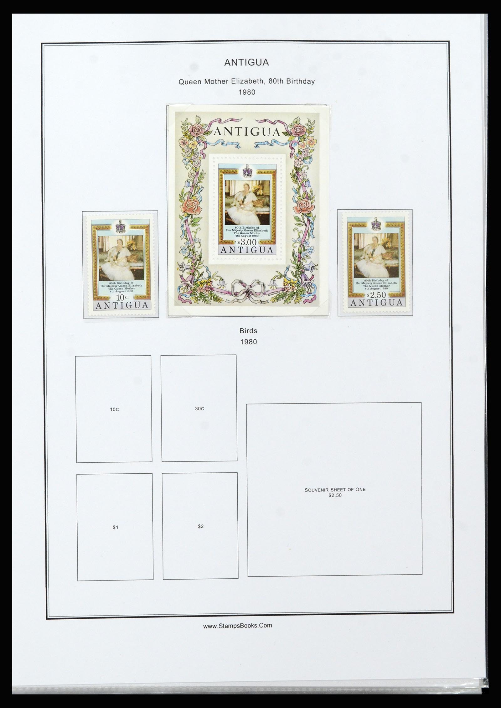 37201 097 - Postzegelverzameling 37201 Antigua 1903-1984.