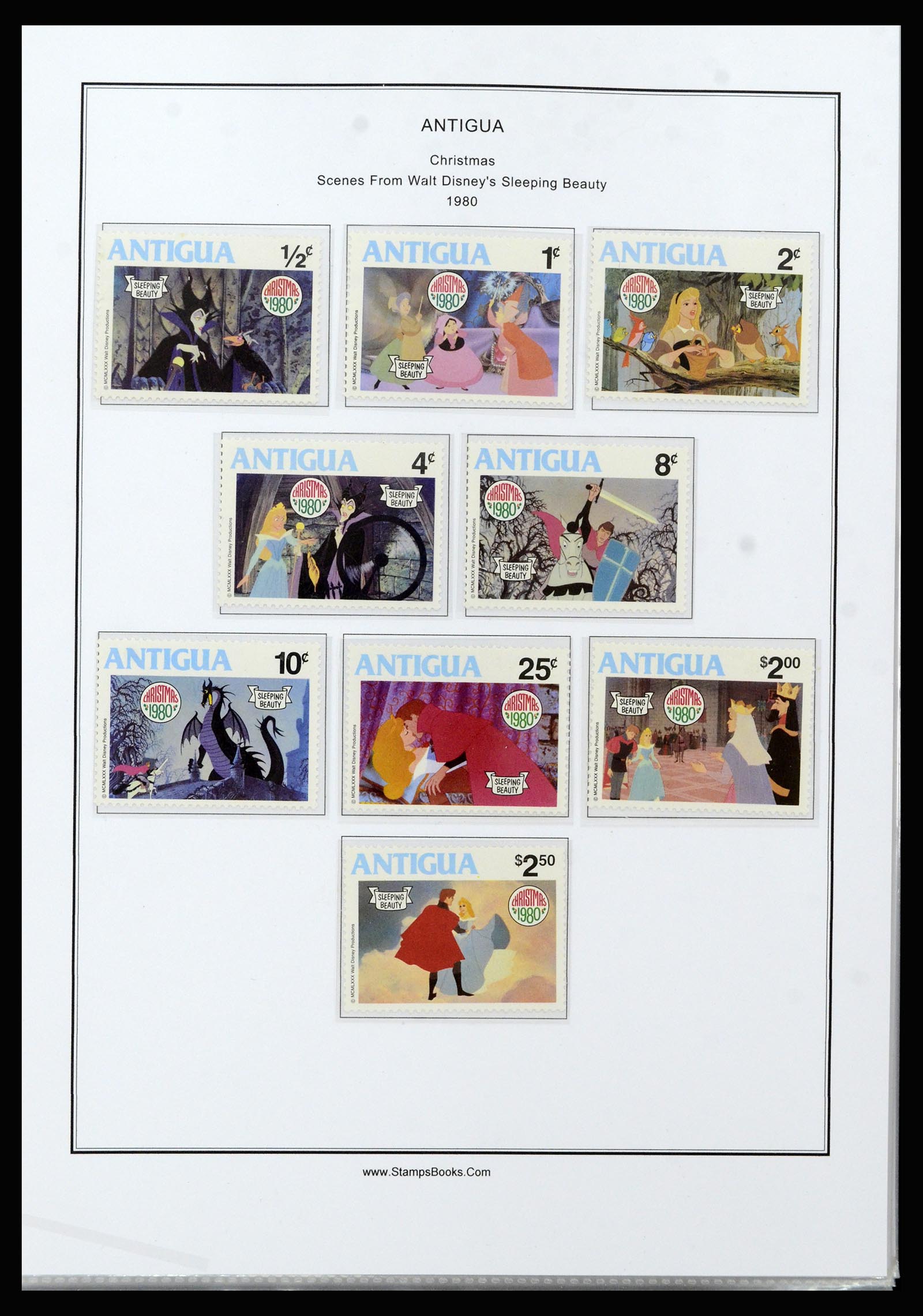 37201 098 - Postzegelverzameling 37201 Antigua 1903-1984.