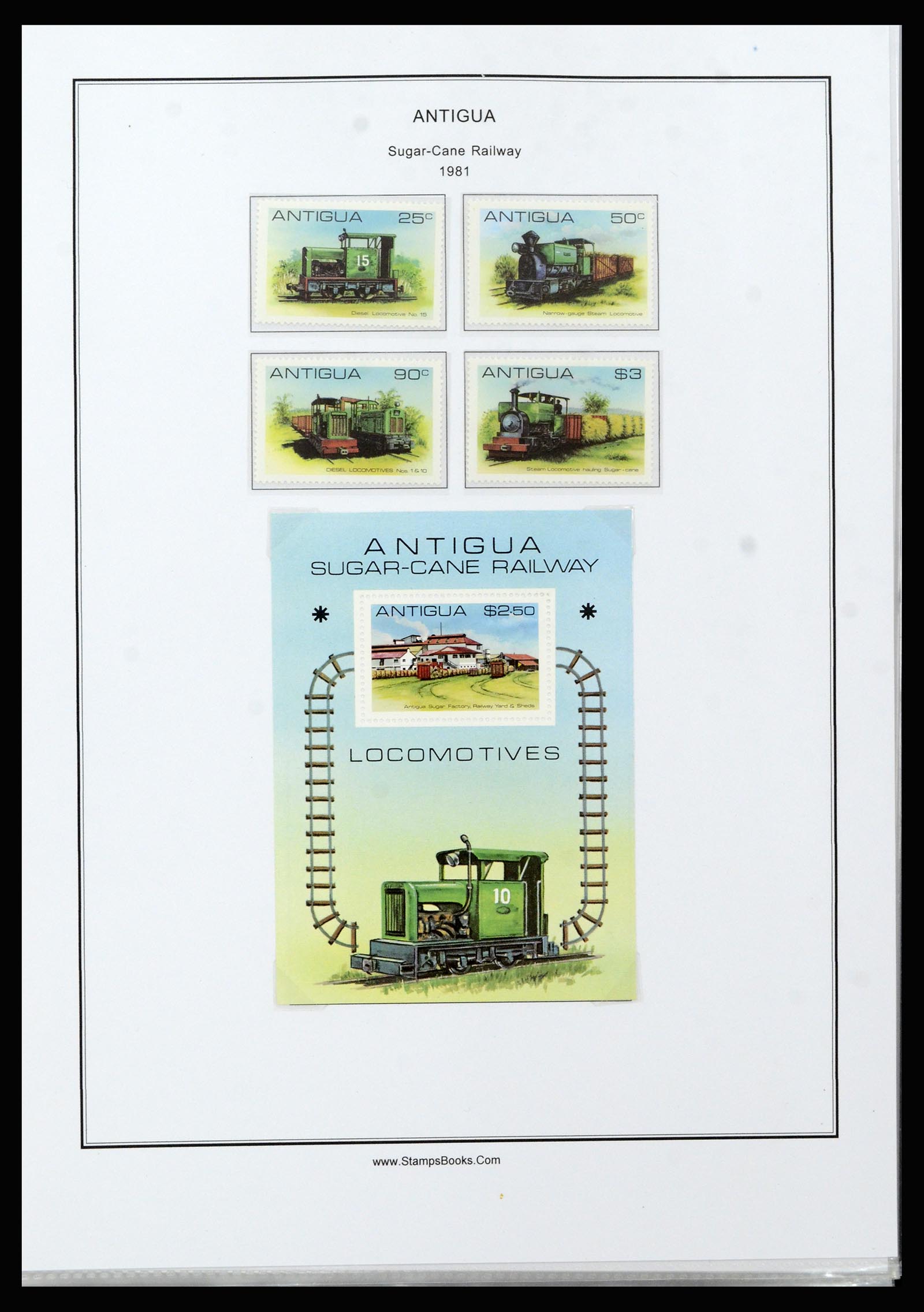 37201 100 - Postzegelverzameling 37201 Antigua 1903-1984.
