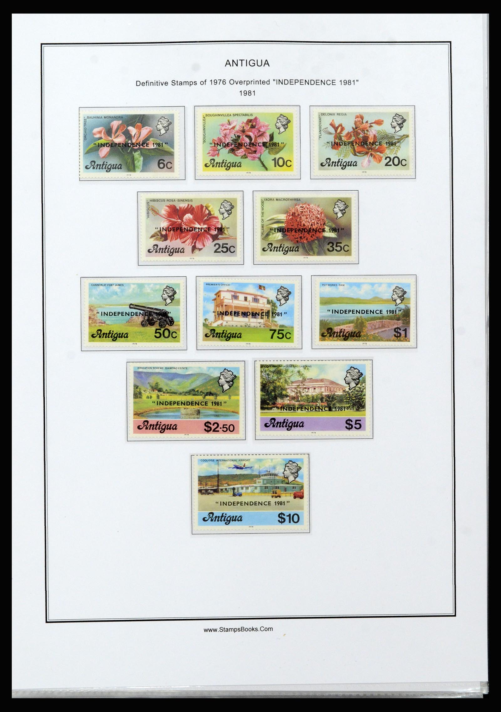 37201 101 - Postzegelverzameling 37201 Antigua 1903-1984.