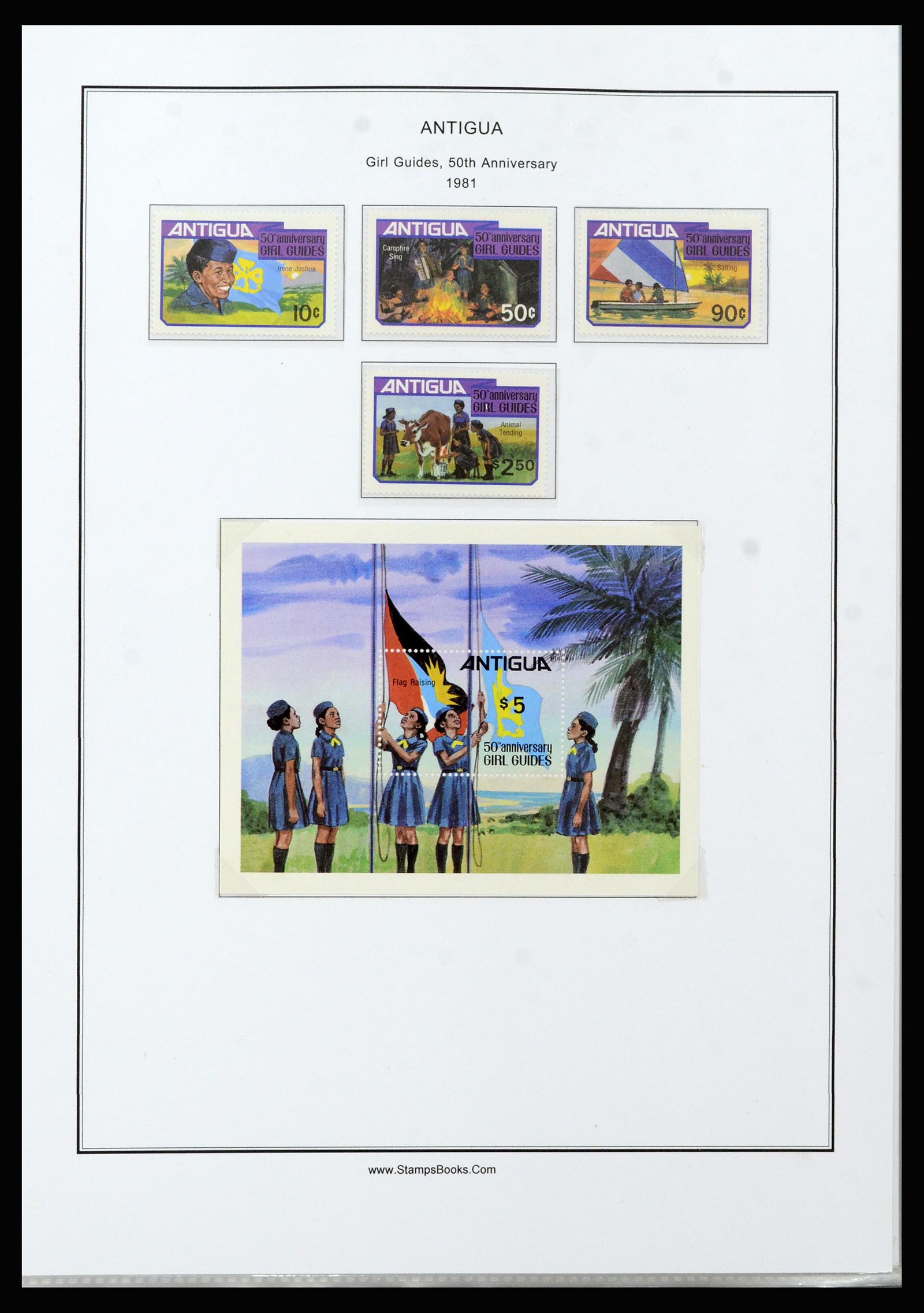 37201 105 - Postzegelverzameling 37201 Antigua 1903-1984.