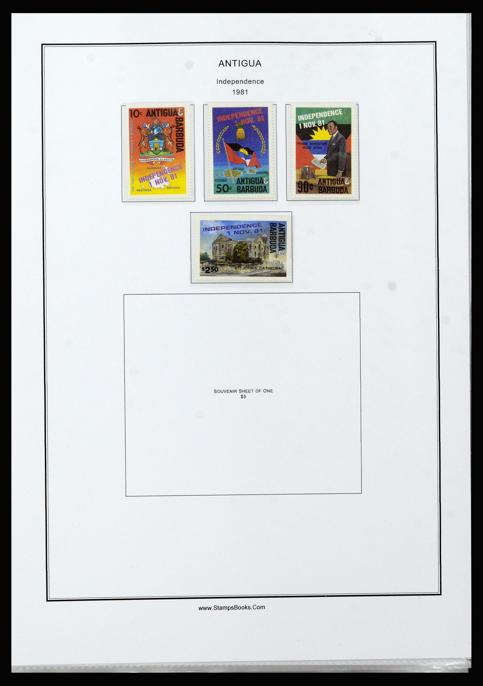 37201 106 - Postzegelverzameling 37201 Antigua 1903-1984.