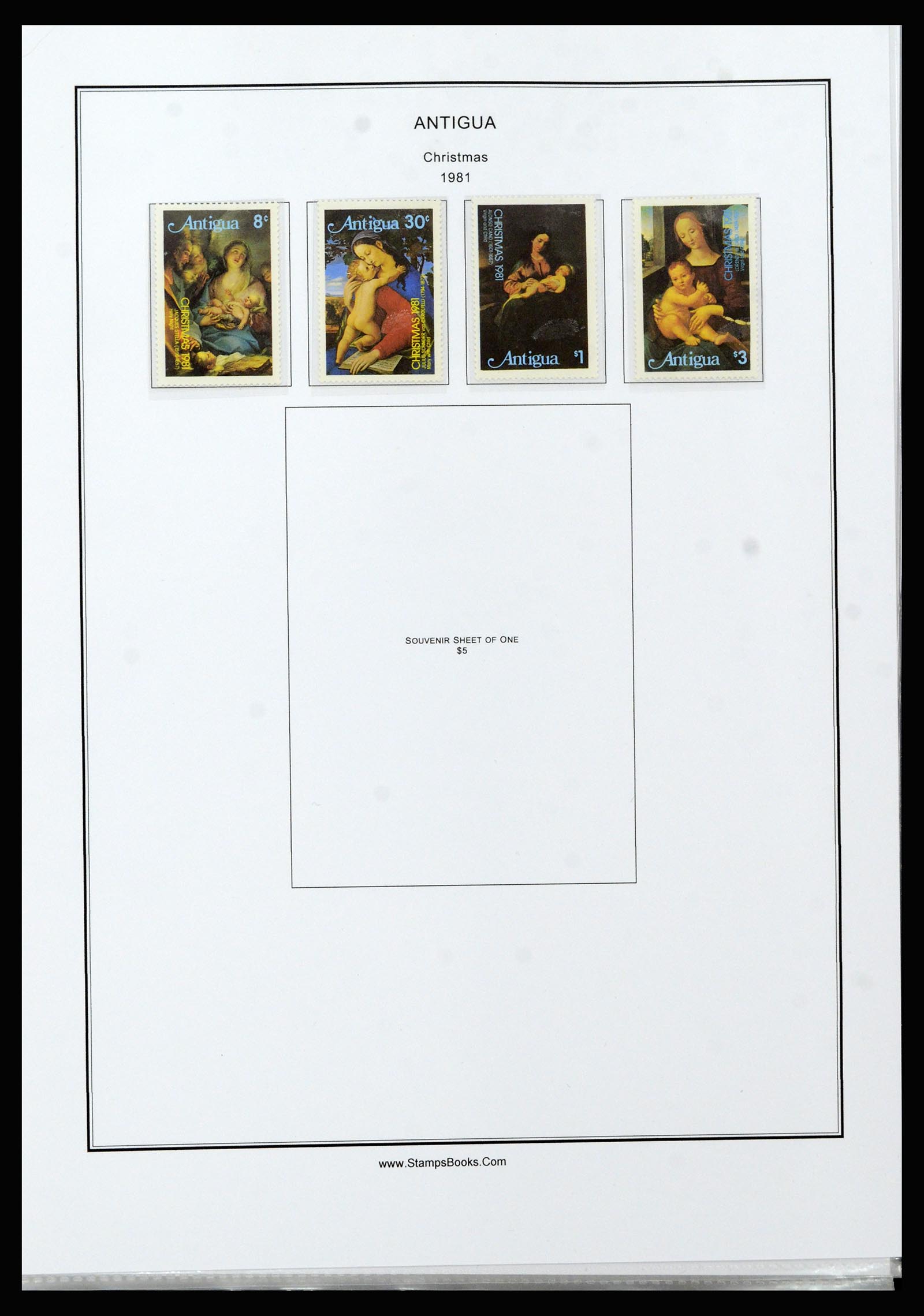 37201 107 - Postzegelverzameling 37201 Antigua 1903-1984.