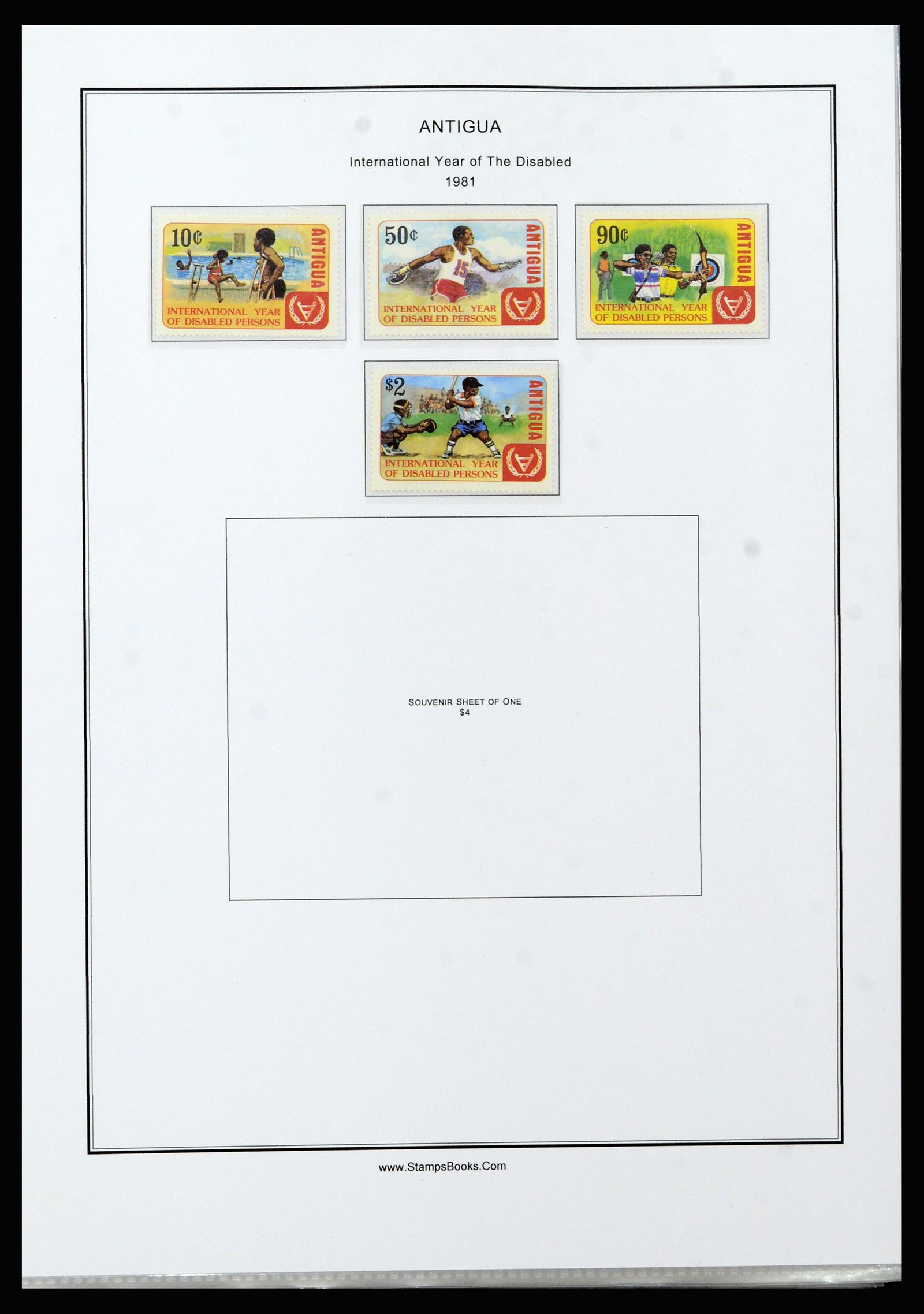 37201 108 - Postzegelverzameling 37201 Antigua 1903-1984.