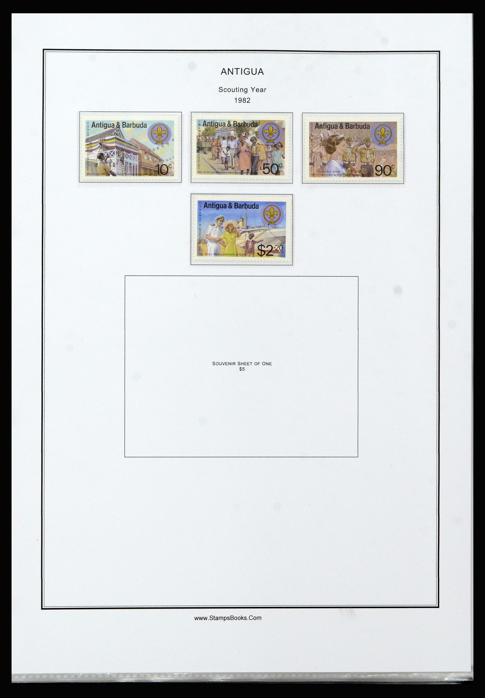 37201 113 - Postzegelverzameling 37201 Antigua 1903-1984.