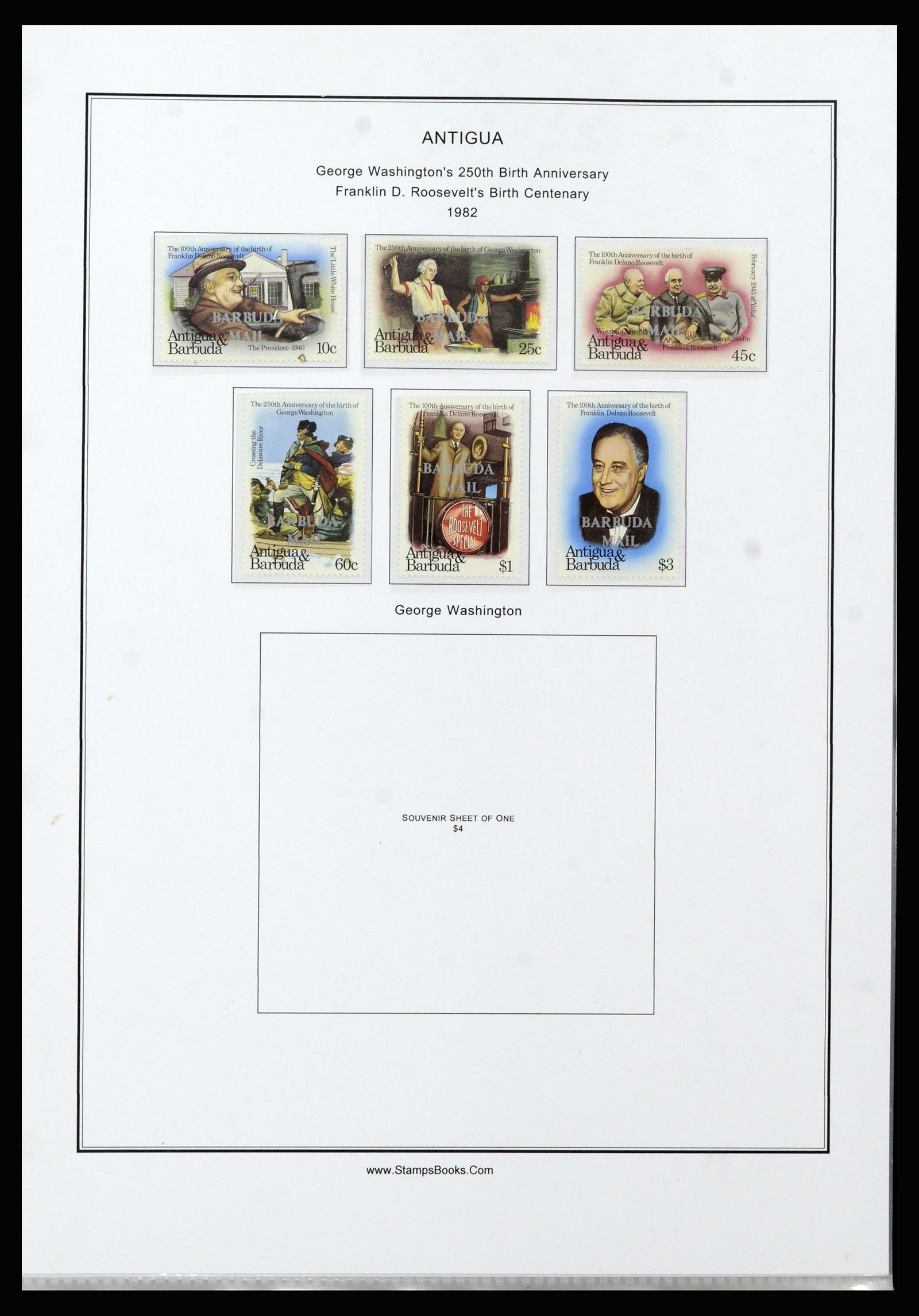 37201 115 - Postzegelverzameling 37201 Antigua 1903-1984.