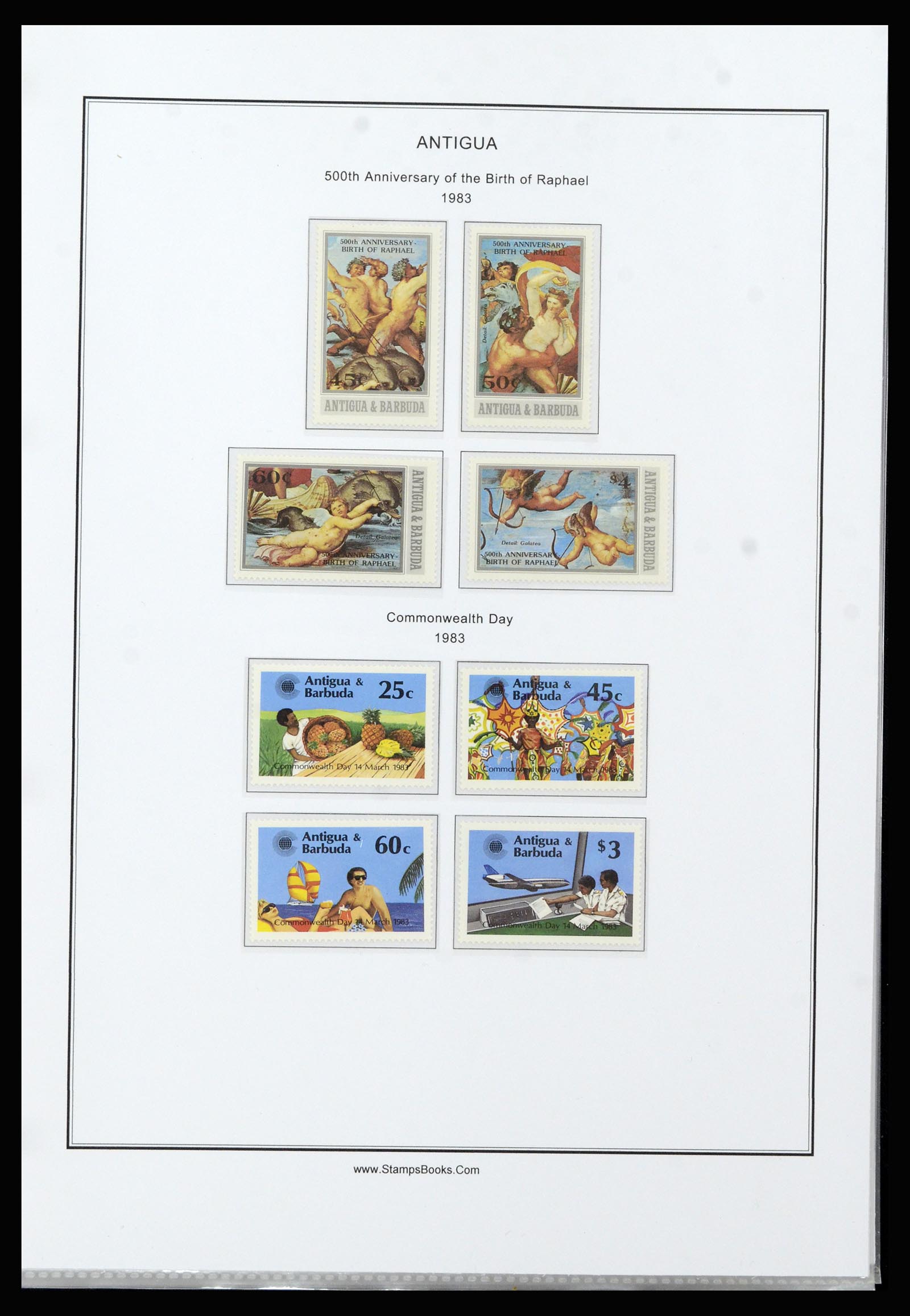 37201 117 - Postzegelverzameling 37201 Antigua 1903-1984.