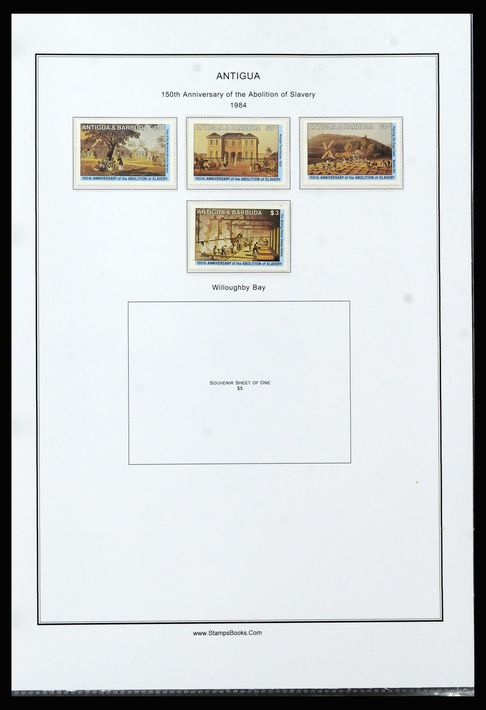 37201 121 - Postzegelverzameling 37201 Antigua 1903-1984.