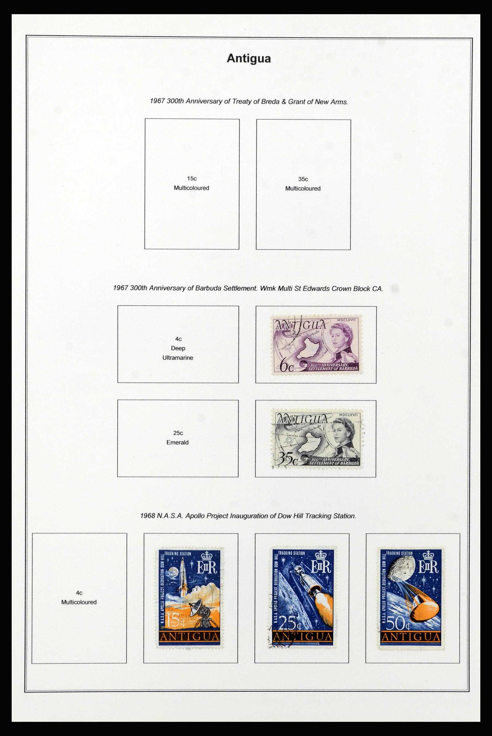 37202 018 - Stamp collection 37202 Antigua 1903-1970.