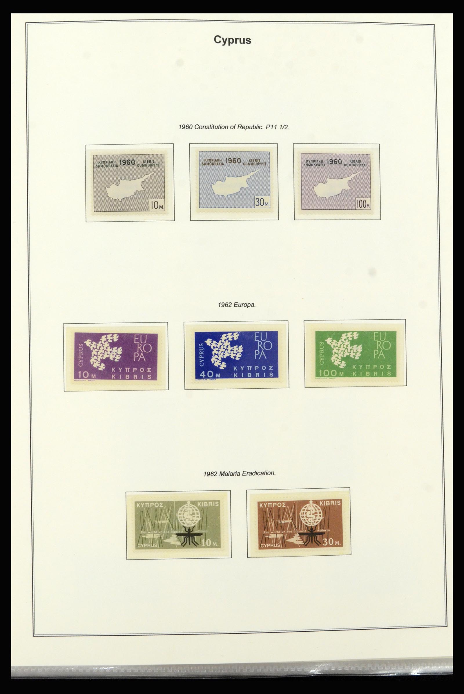 37204 001 - Stamp collection 37204 Cyprus 1960-2008.