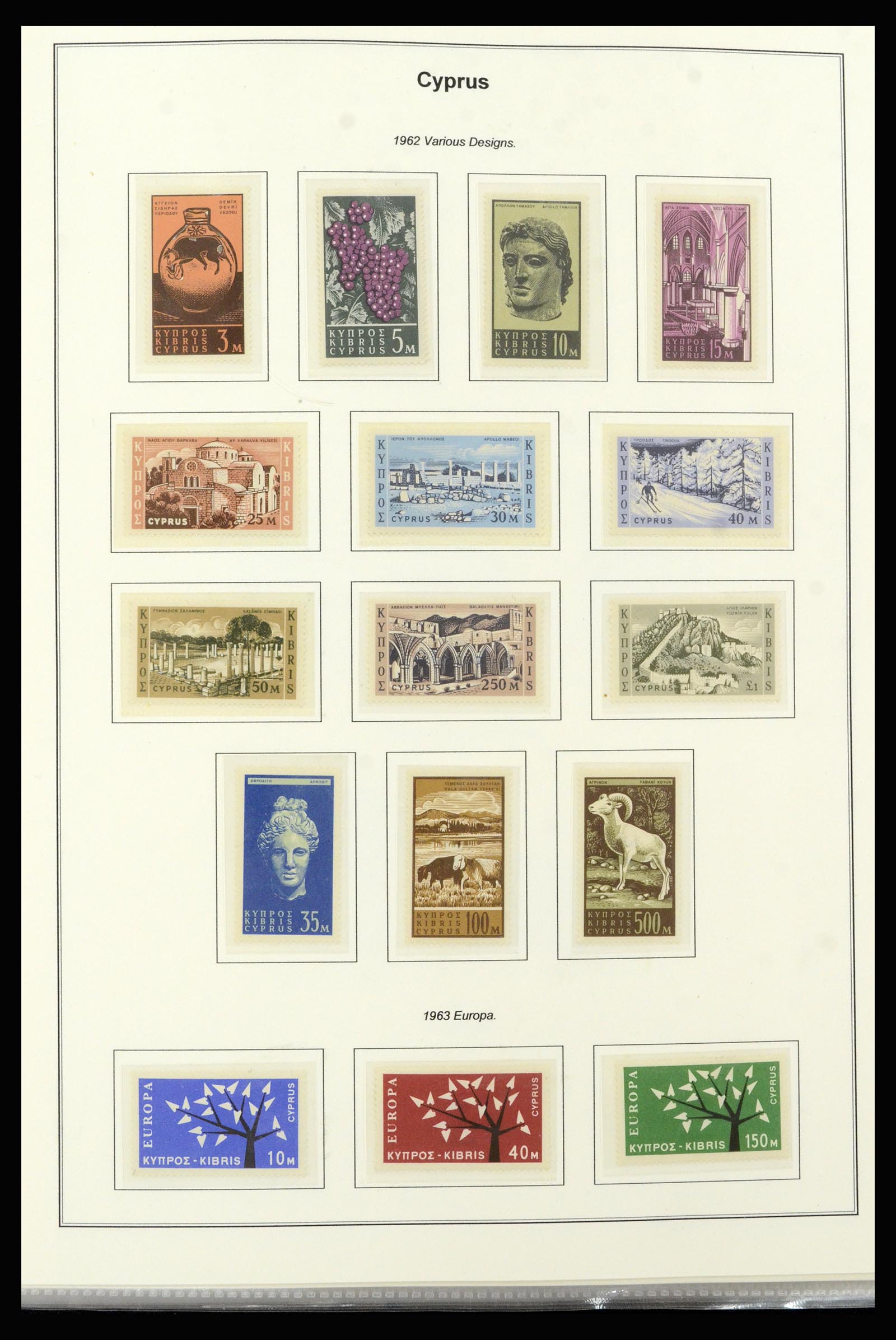 37204 002 - Postzegelverzameling 37204 Cyprus 1960-2008.
