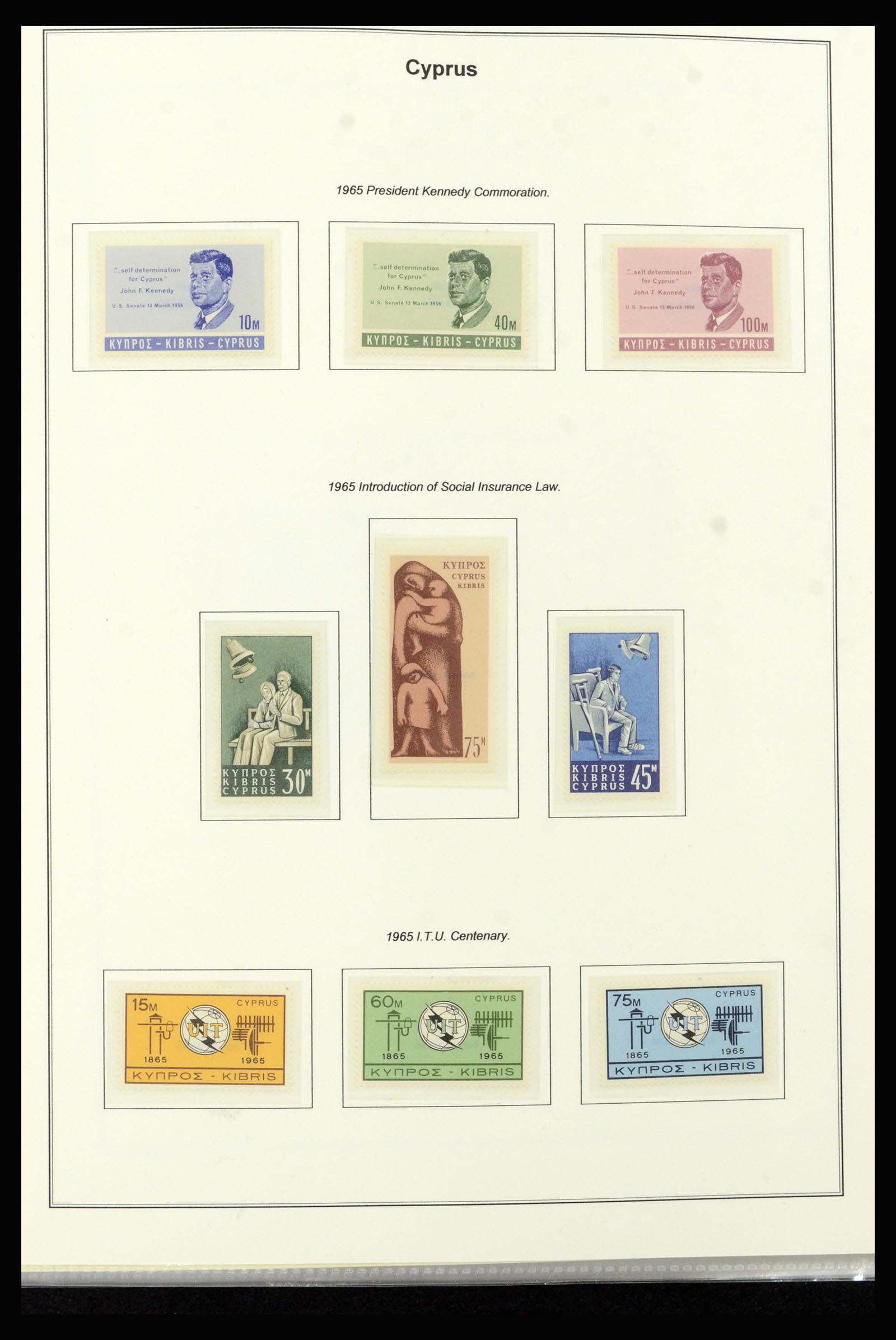 37204 007 - Postzegelverzameling 37204 Cyprus 1960-2008.