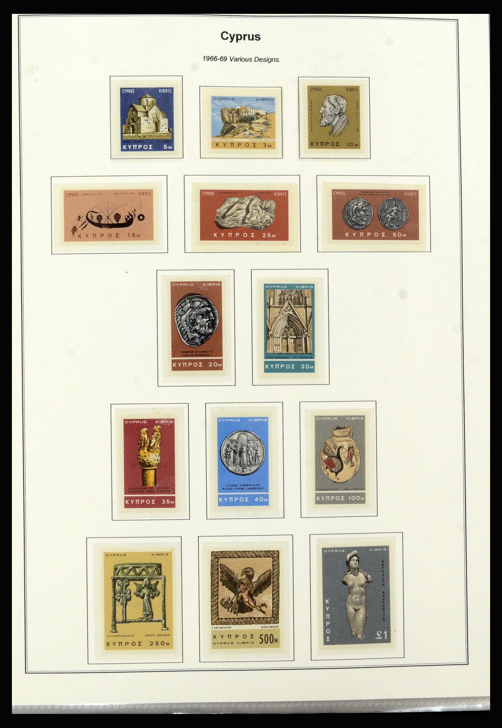 37204 012 - Postzegelverzameling 37204 Cyprus 1960-2008.