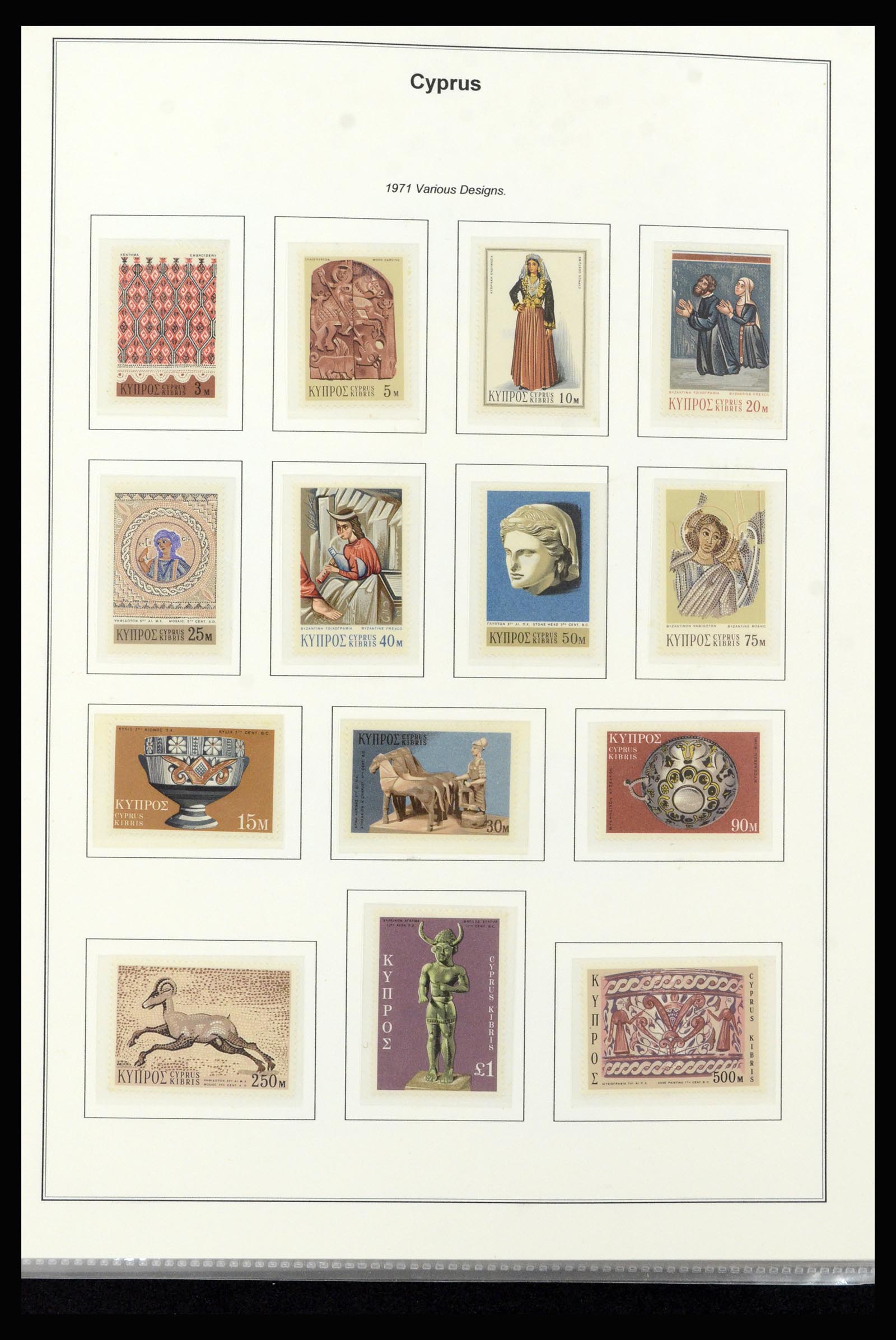 37204 022 - Postzegelverzameling 37204 Cyprus 1960-2008.