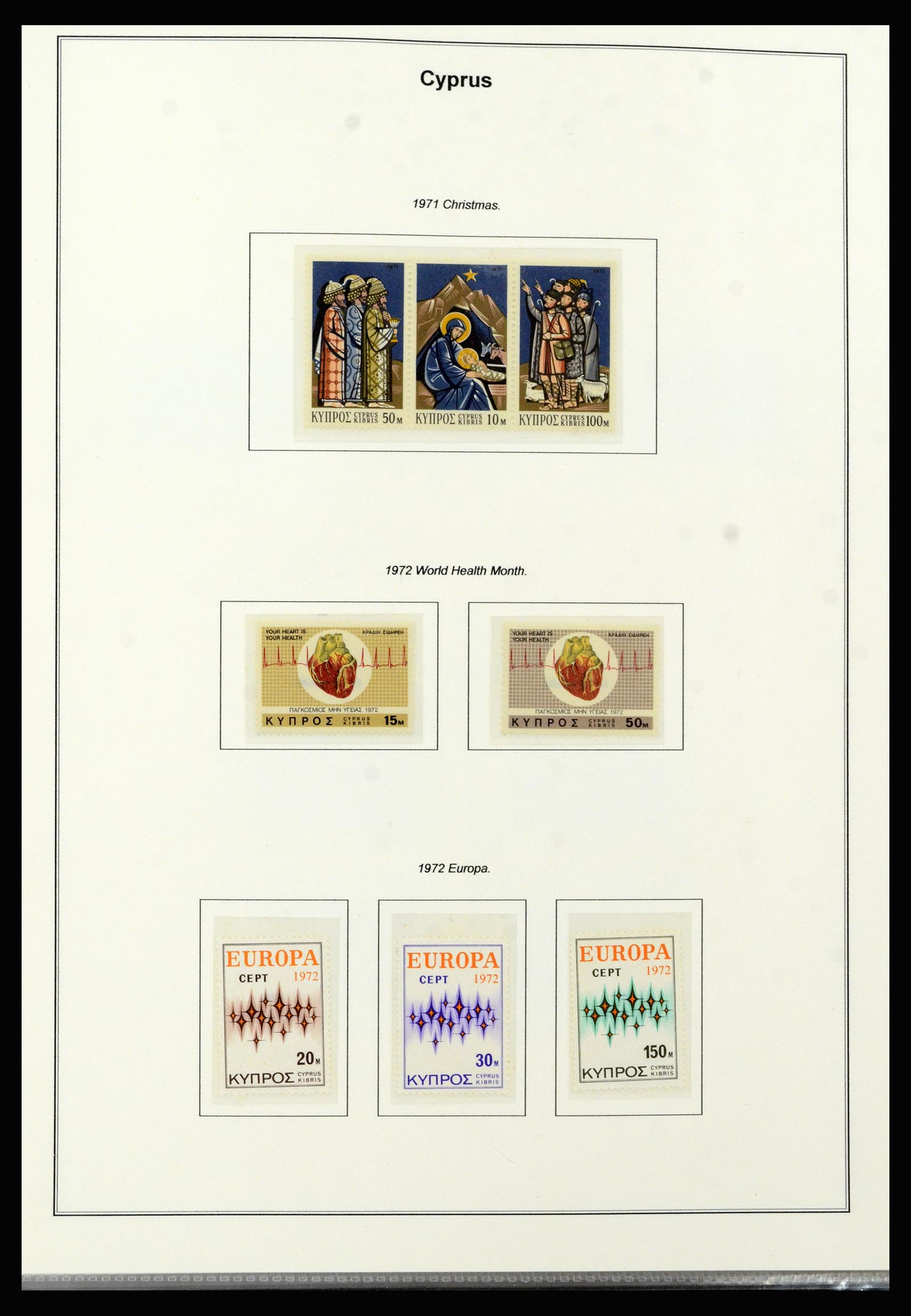 37204 024 - Postzegelverzameling 37204 Cyprus 1960-2008.