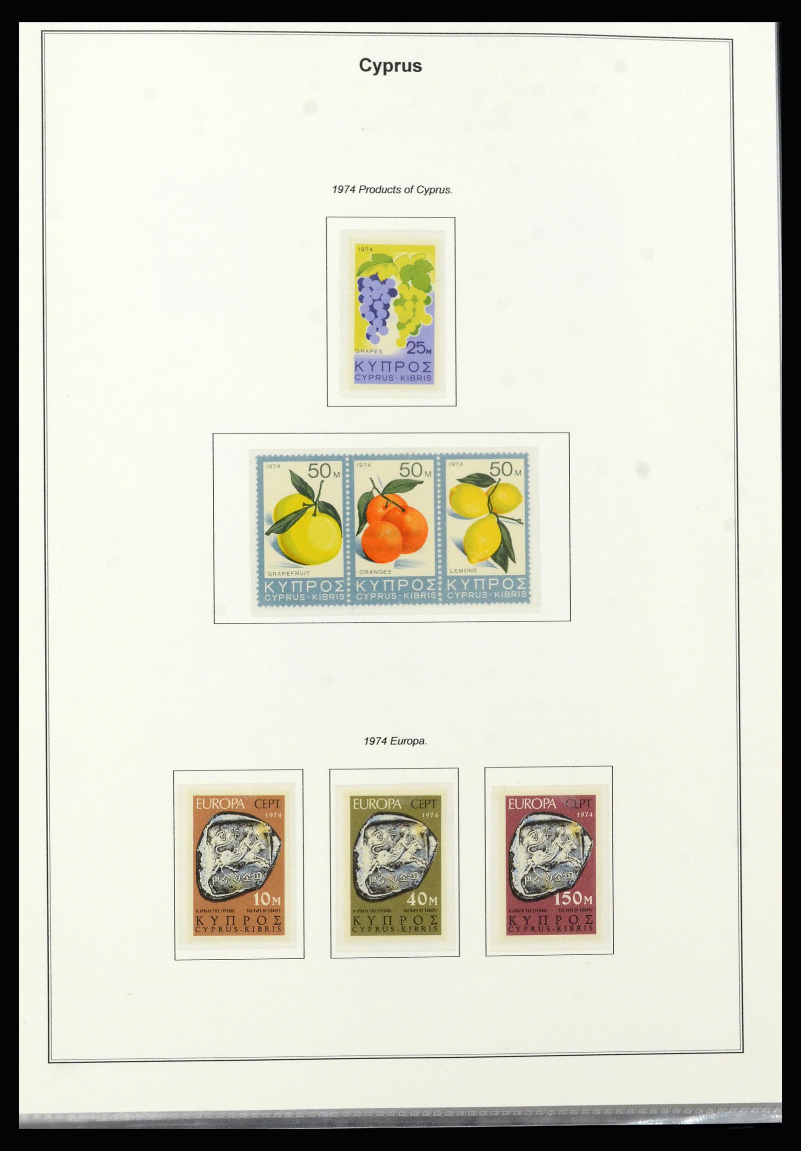 37204 029 - Postzegelverzameling 37204 Cyprus 1960-2008.