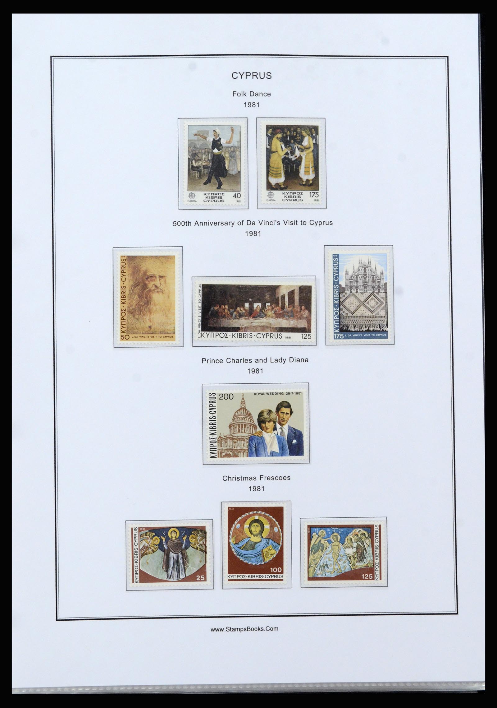 37204 046 - Postzegelverzameling 37204 Cyprus 1960-2008.