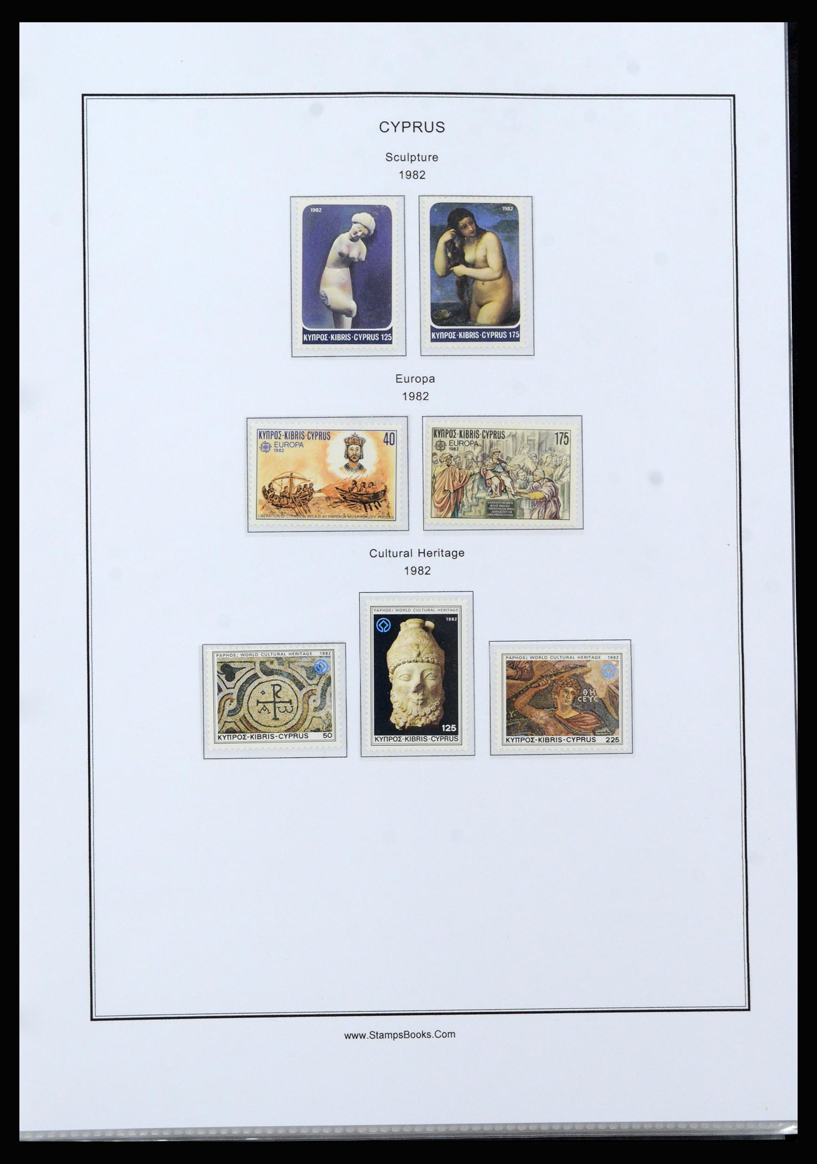 37204 048 - Postzegelverzameling 37204 Cyprus 1960-2008.