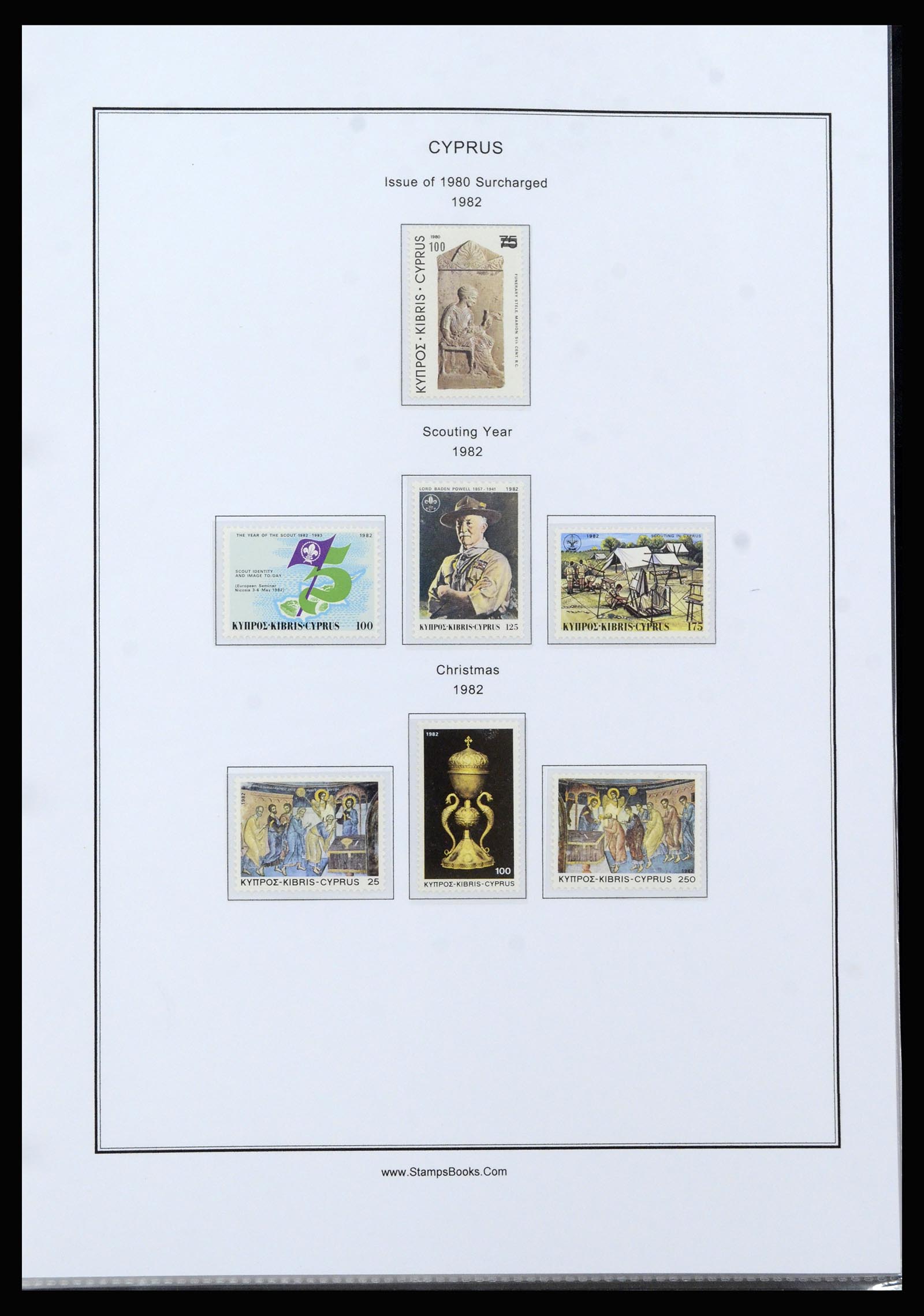 37204 049 - Postzegelverzameling 37204 Cyprus 1960-2008.