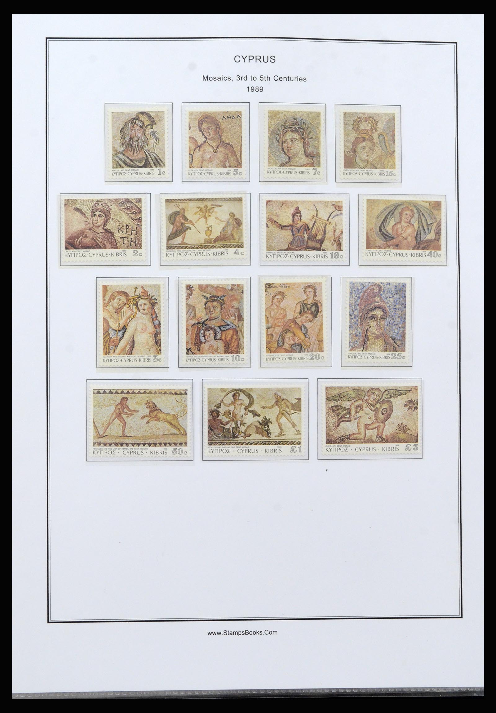 37204 067 - Postzegelverzameling 37204 Cyprus 1960-2008.