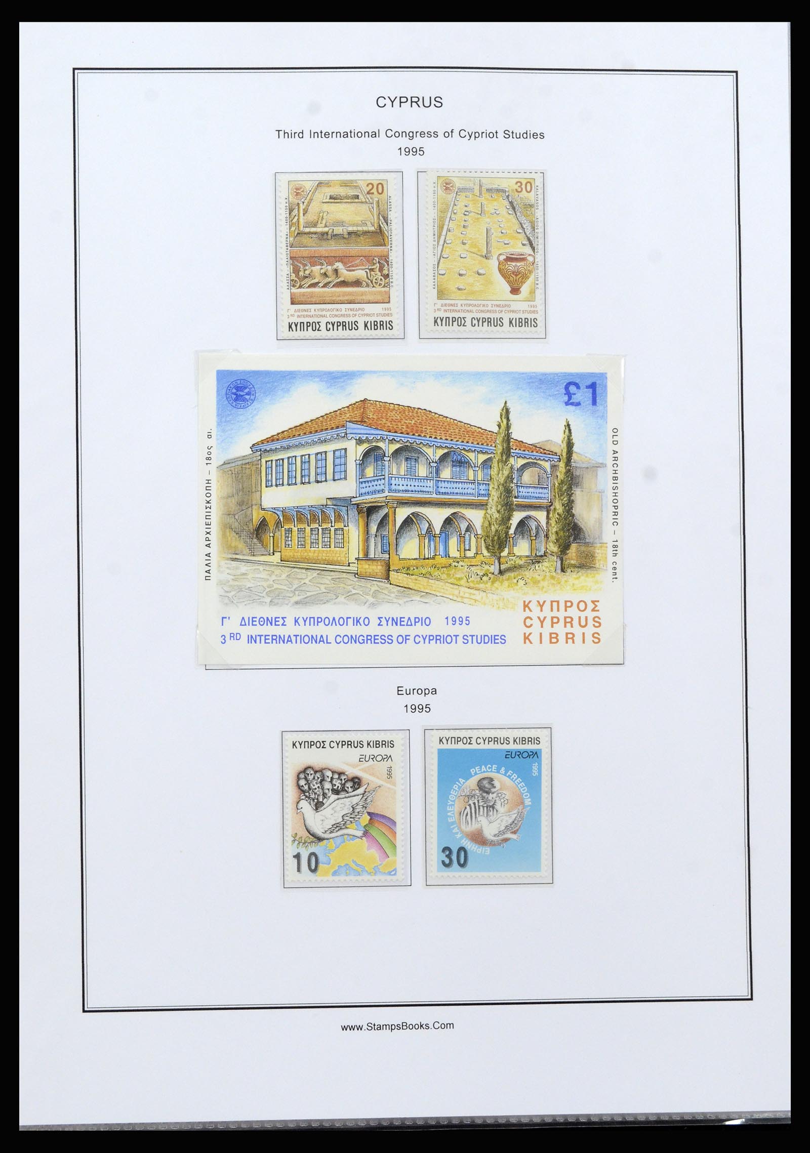 37204 079 - Postzegelverzameling 37204 Cyprus 1960-2008.