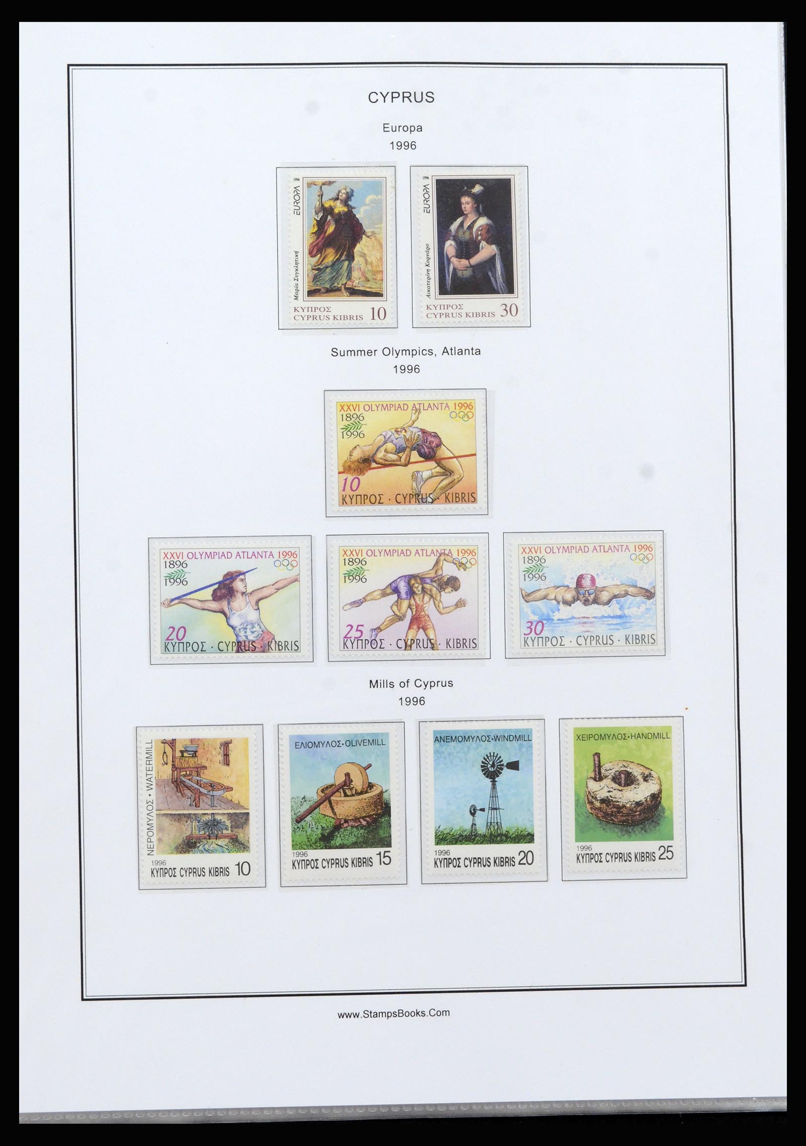 37204 083 - Postzegelverzameling 37204 Cyprus 1960-2008.