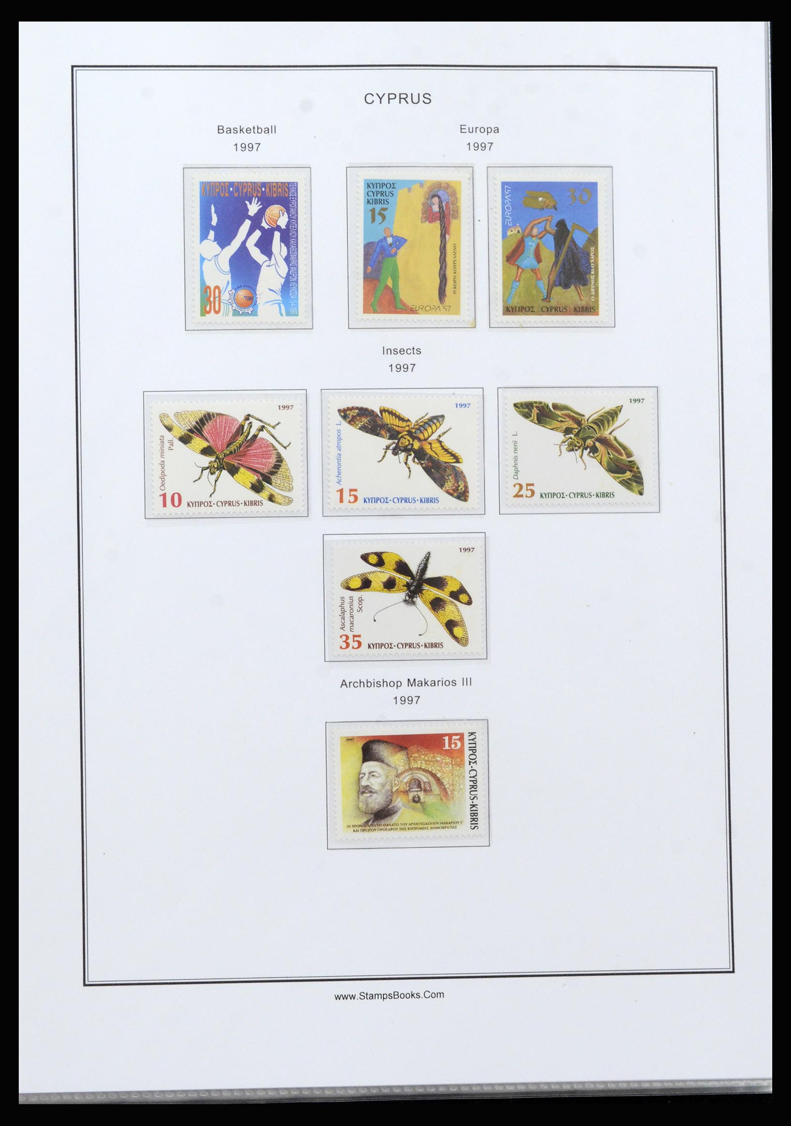 37204 086 - Postzegelverzameling 37204 Cyprus 1960-2008.