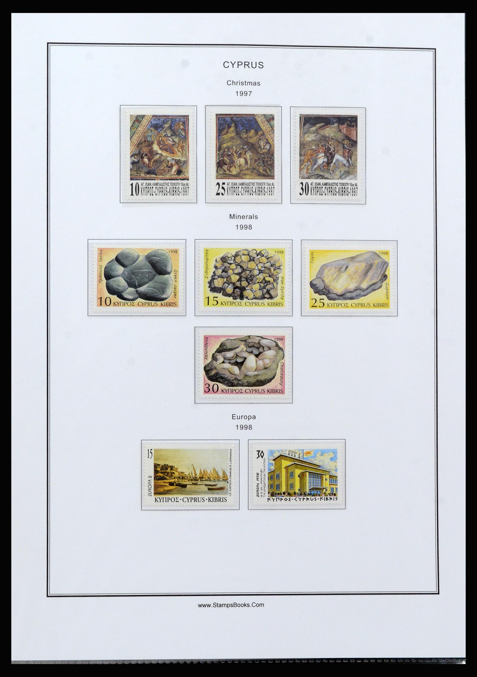 37204 087 - Postzegelverzameling 37204 Cyprus 1960-2008.