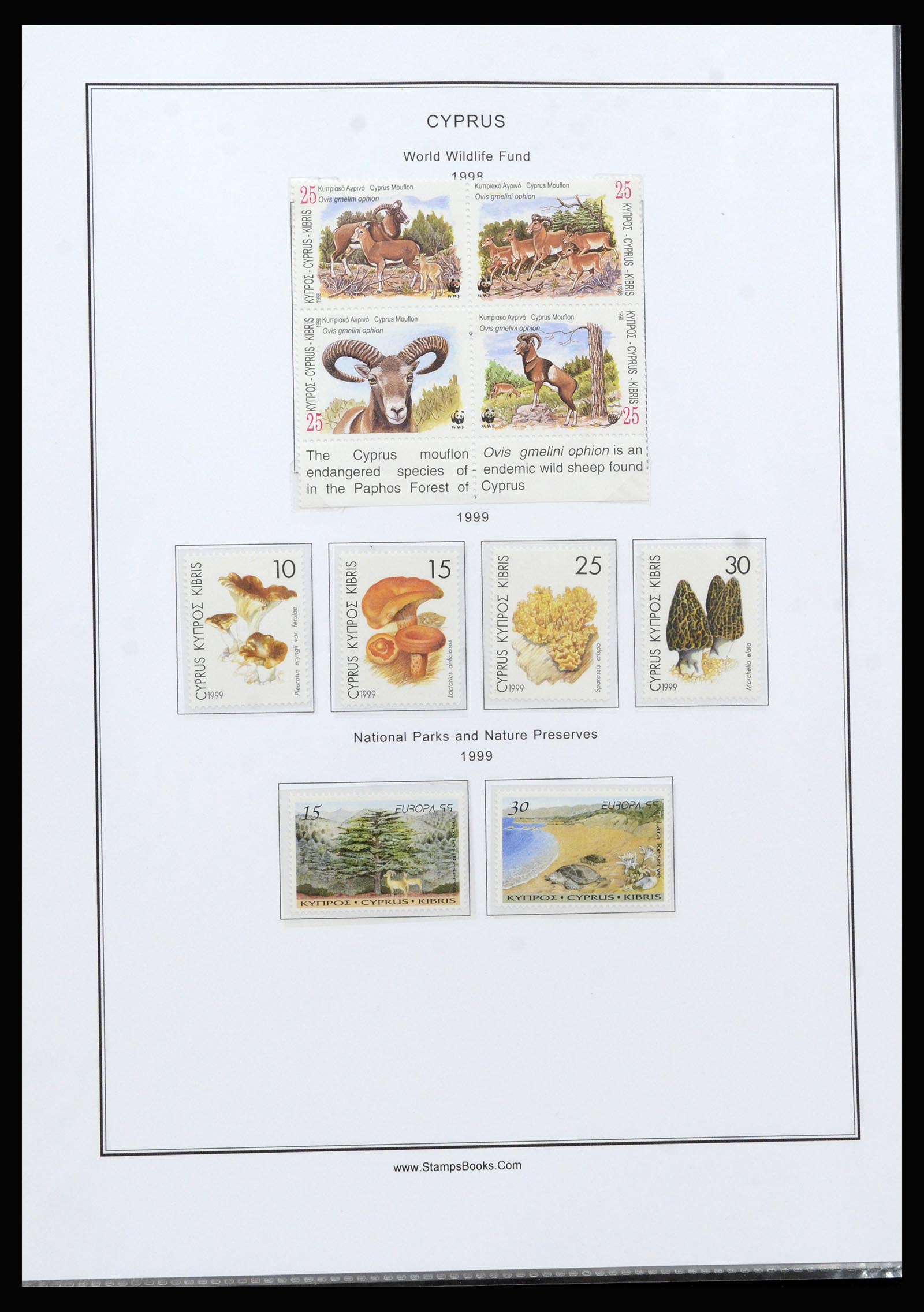 37204 089 - Postzegelverzameling 37204 Cyprus 1960-2008.