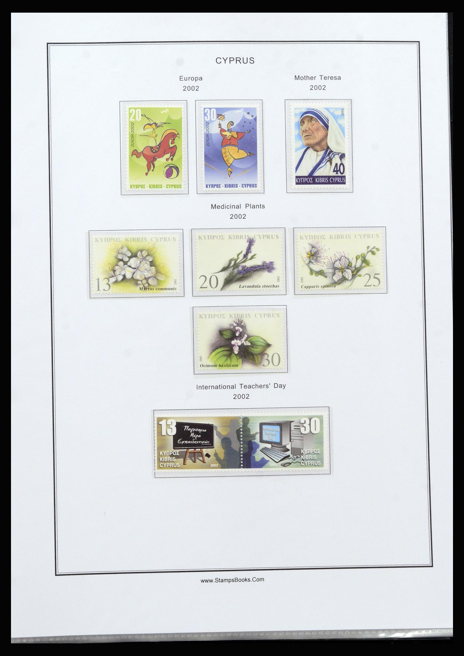 37204 098 - Postzegelverzameling 37204 Cyprus 1960-2008.
