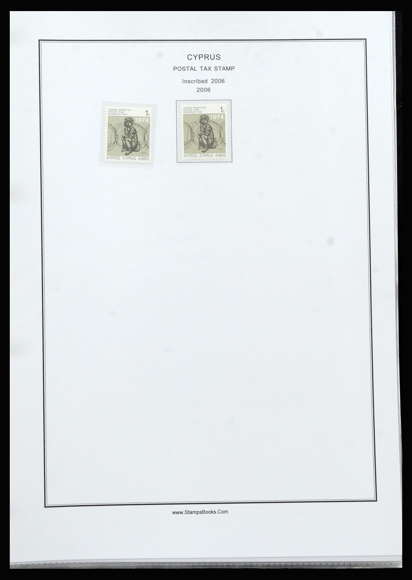 37204 111 - Postzegelverzameling 37204 Cyprus 1960-2008.