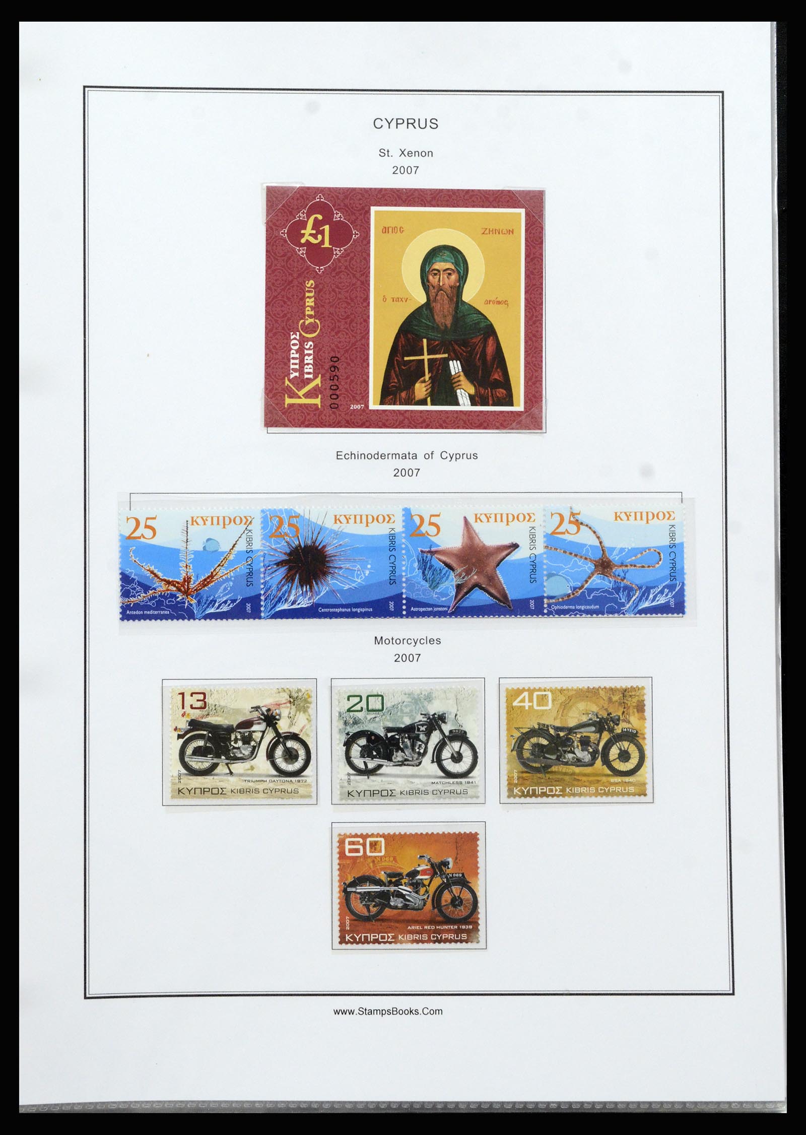37204 112 - Postzegelverzameling 37204 Cyprus 1960-2008.
