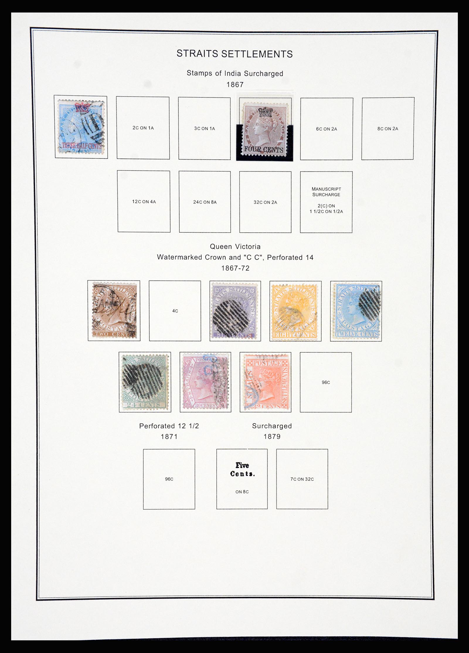 37205 001 - Postzegelverzameling 37205 Maleisië en Staten 1867-1999.