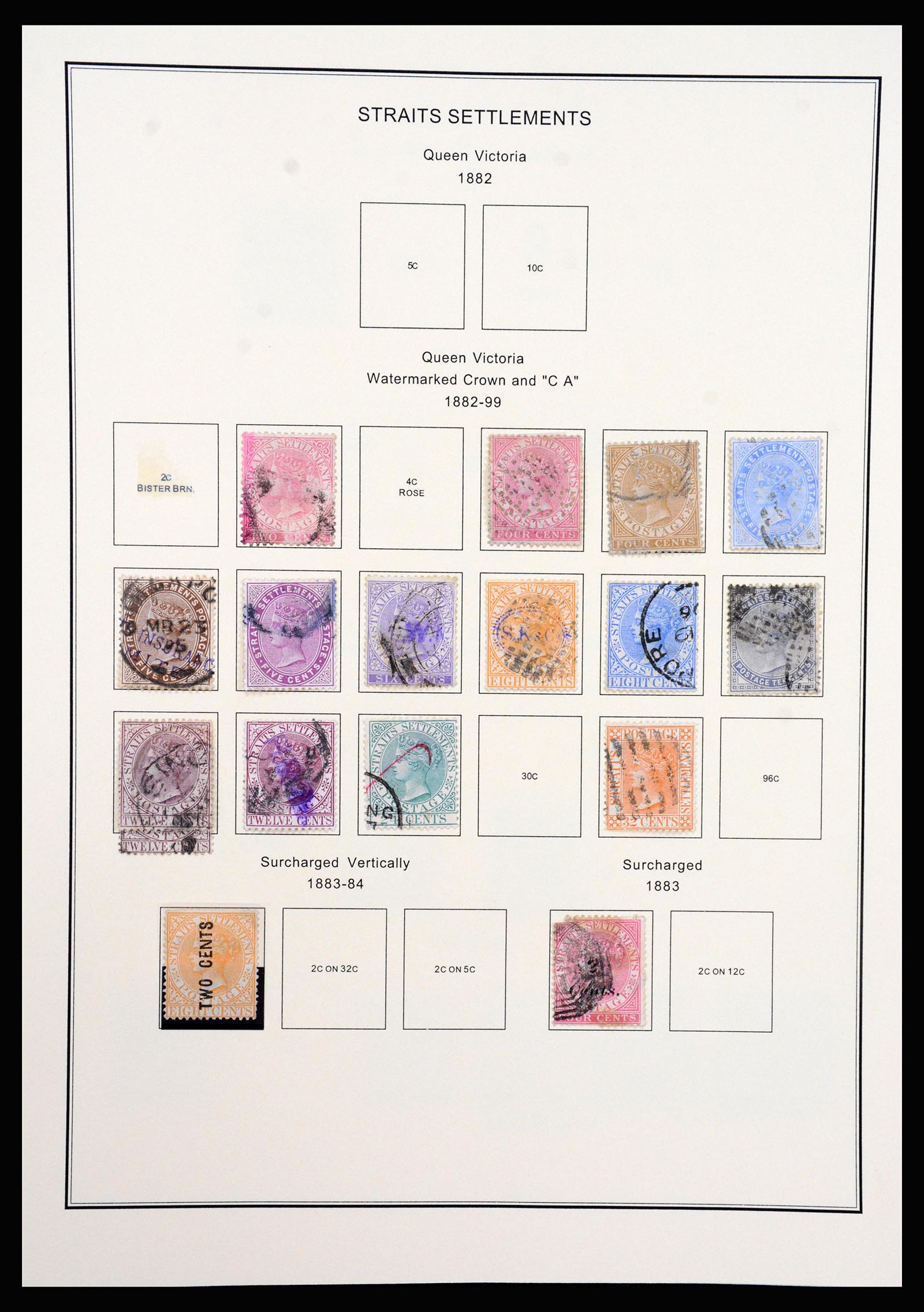 37205 003 - Postzegelverzameling 37205 Maleisië en Staten 1867-1999.