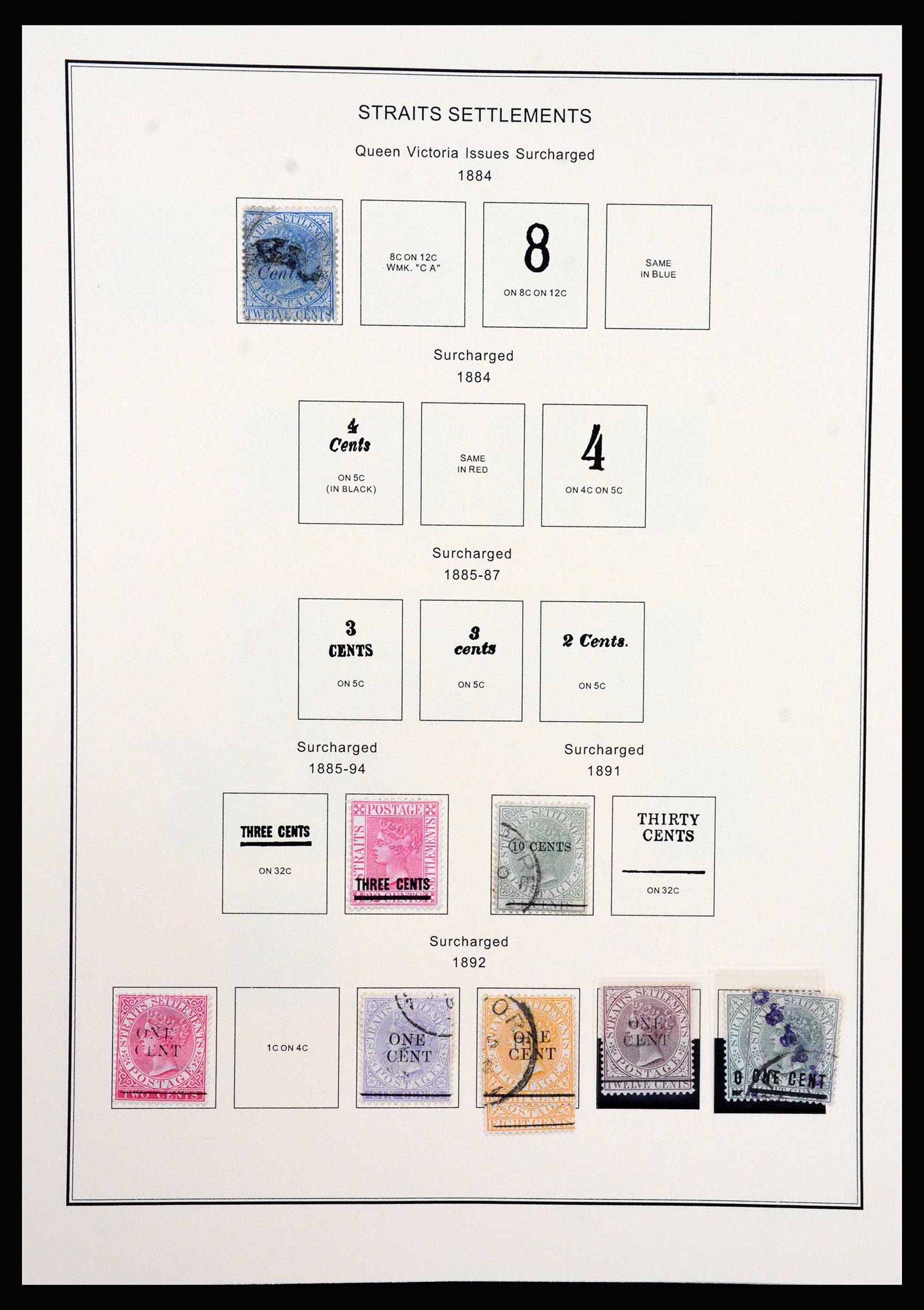 37205 004 - Stamp collection 37205 Malaysia and States 1867-1999.