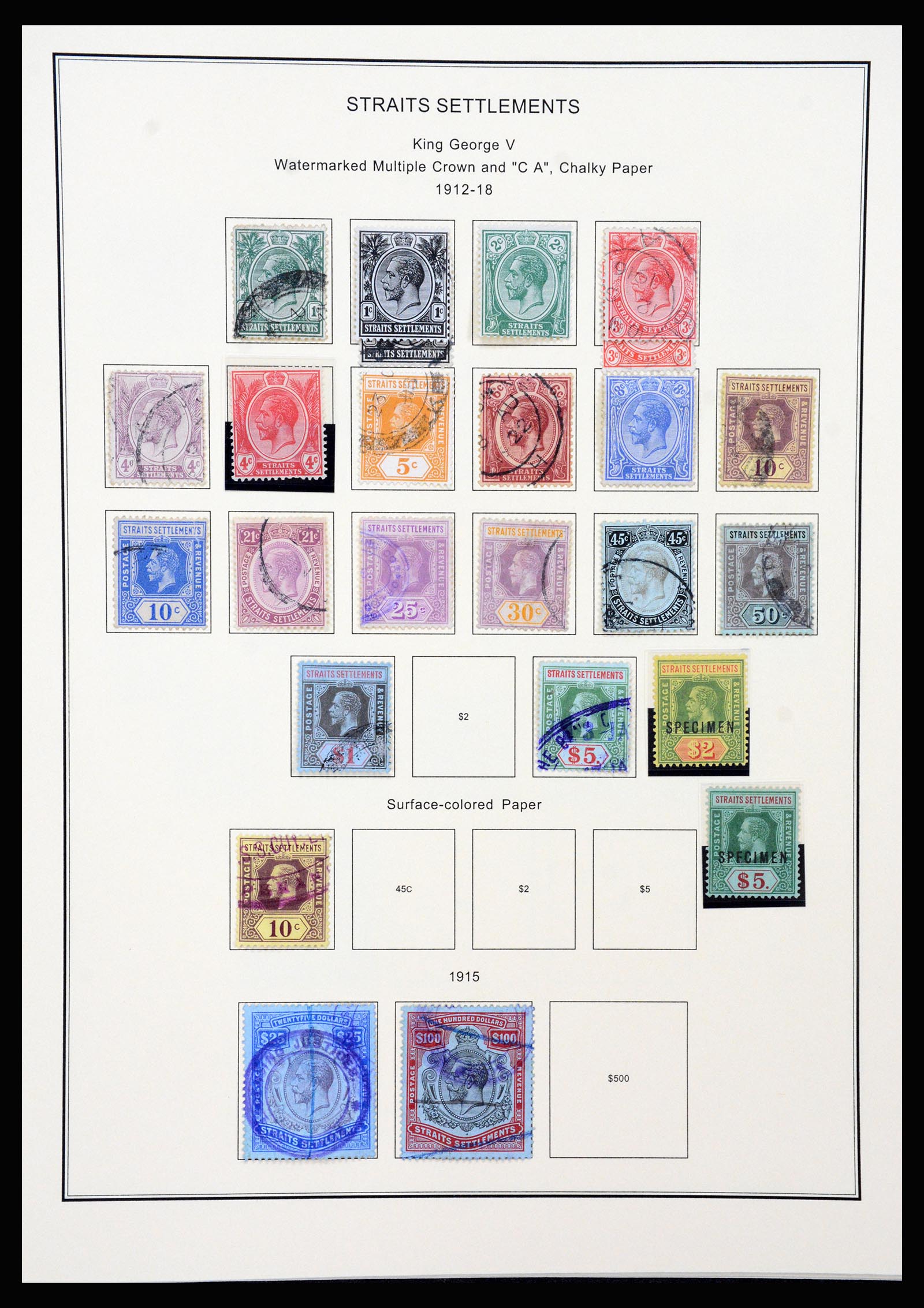 37205 008 - Postzegelverzameling 37205 Maleisië en Staten 1867-1999.