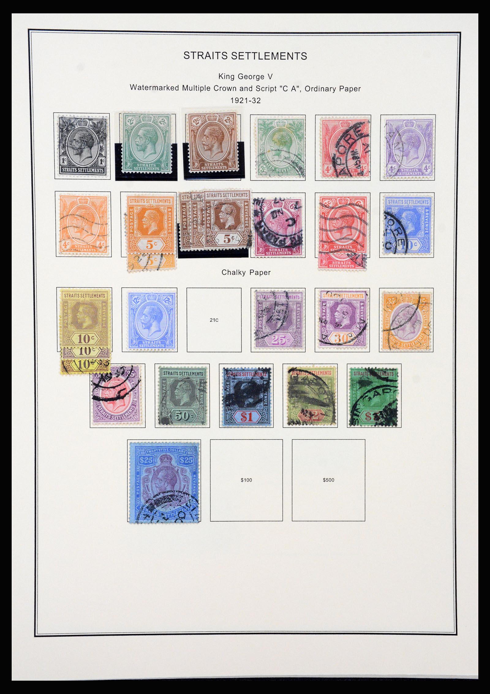 37205 009 - Postzegelverzameling 37205 Maleisië en Staten 1867-1999.